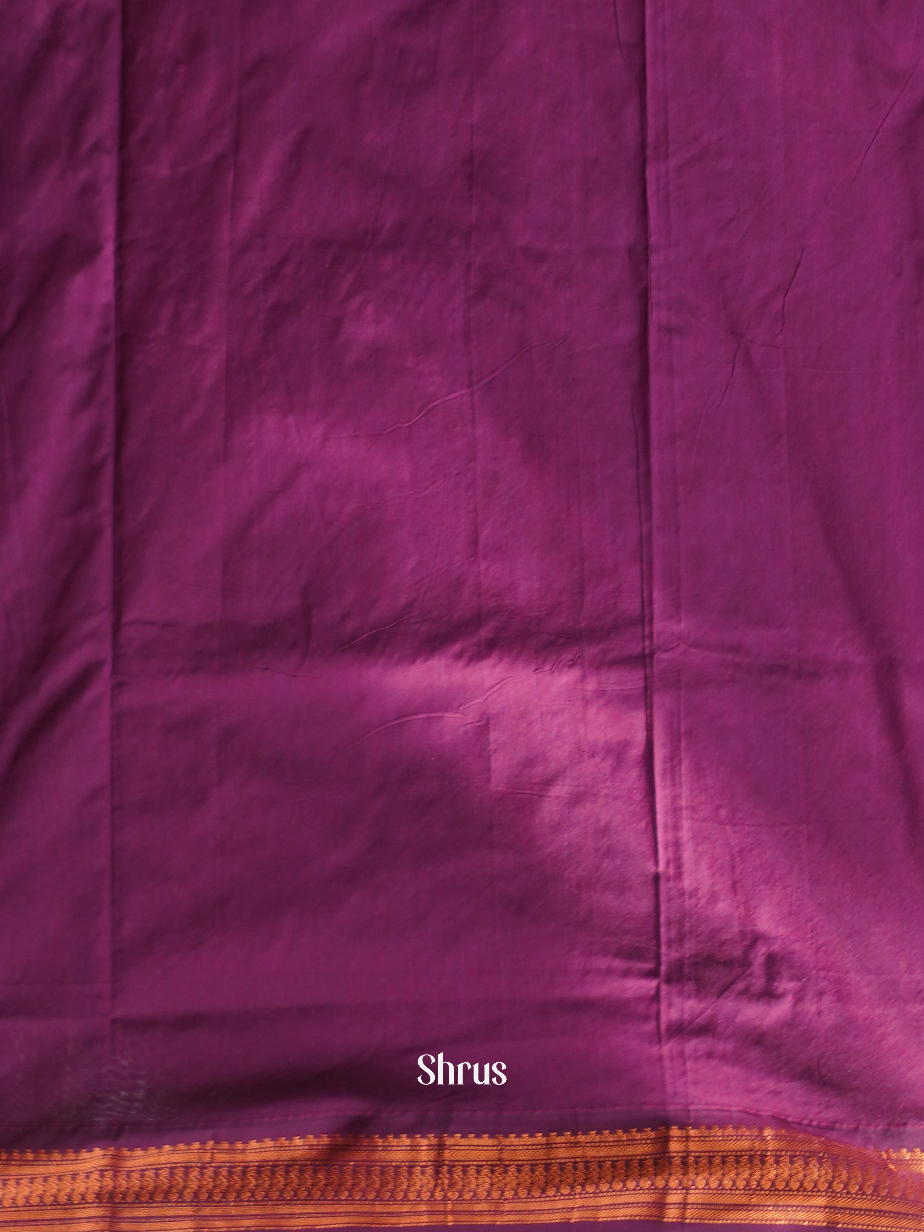 Lavender & Purple - Kalyani Cotton Saree - Shop on ShrusEternity.com