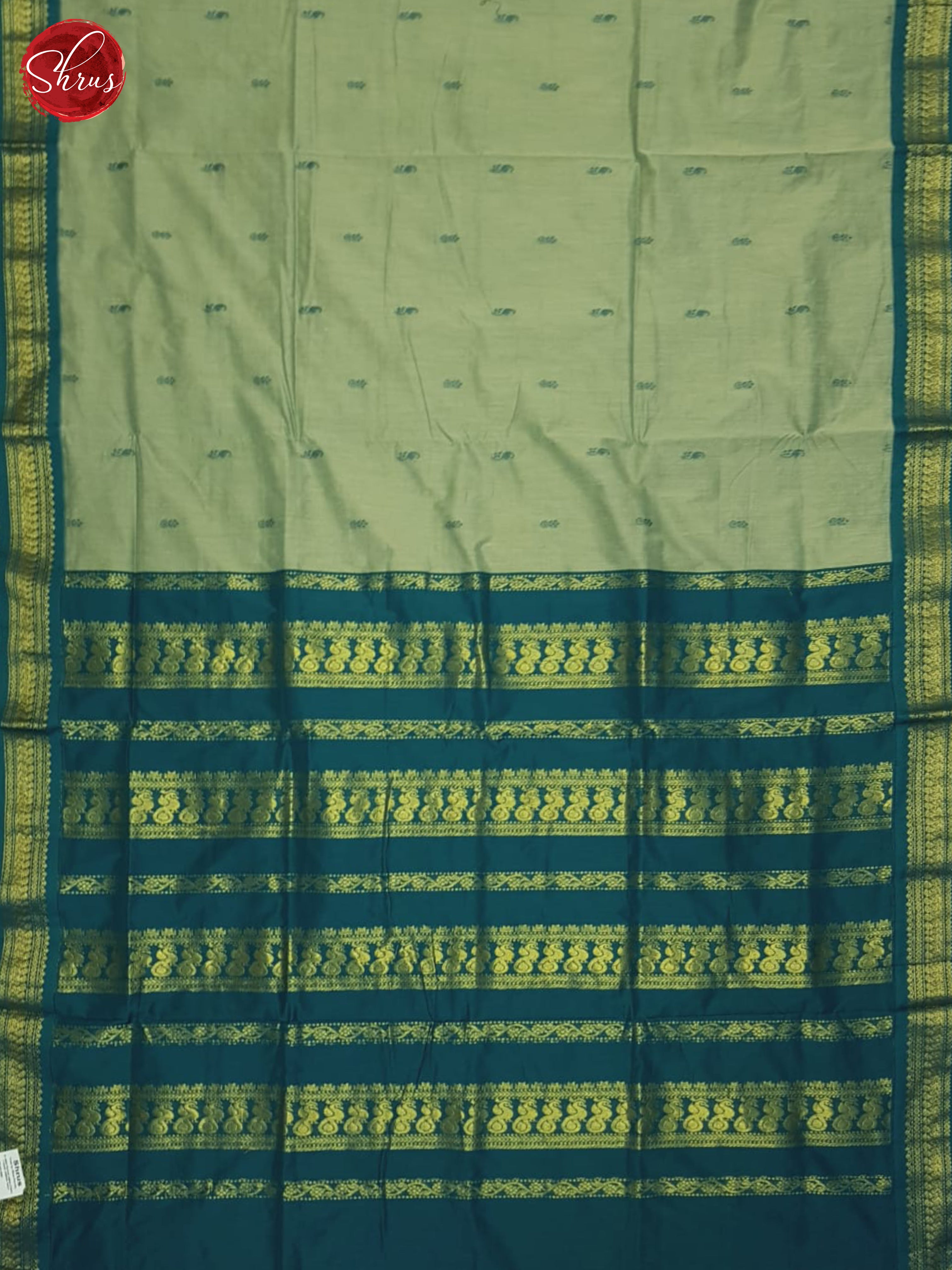 Apple Green & Green - Kalyani Cotton Saree - Shop on ShrusEternity.com
