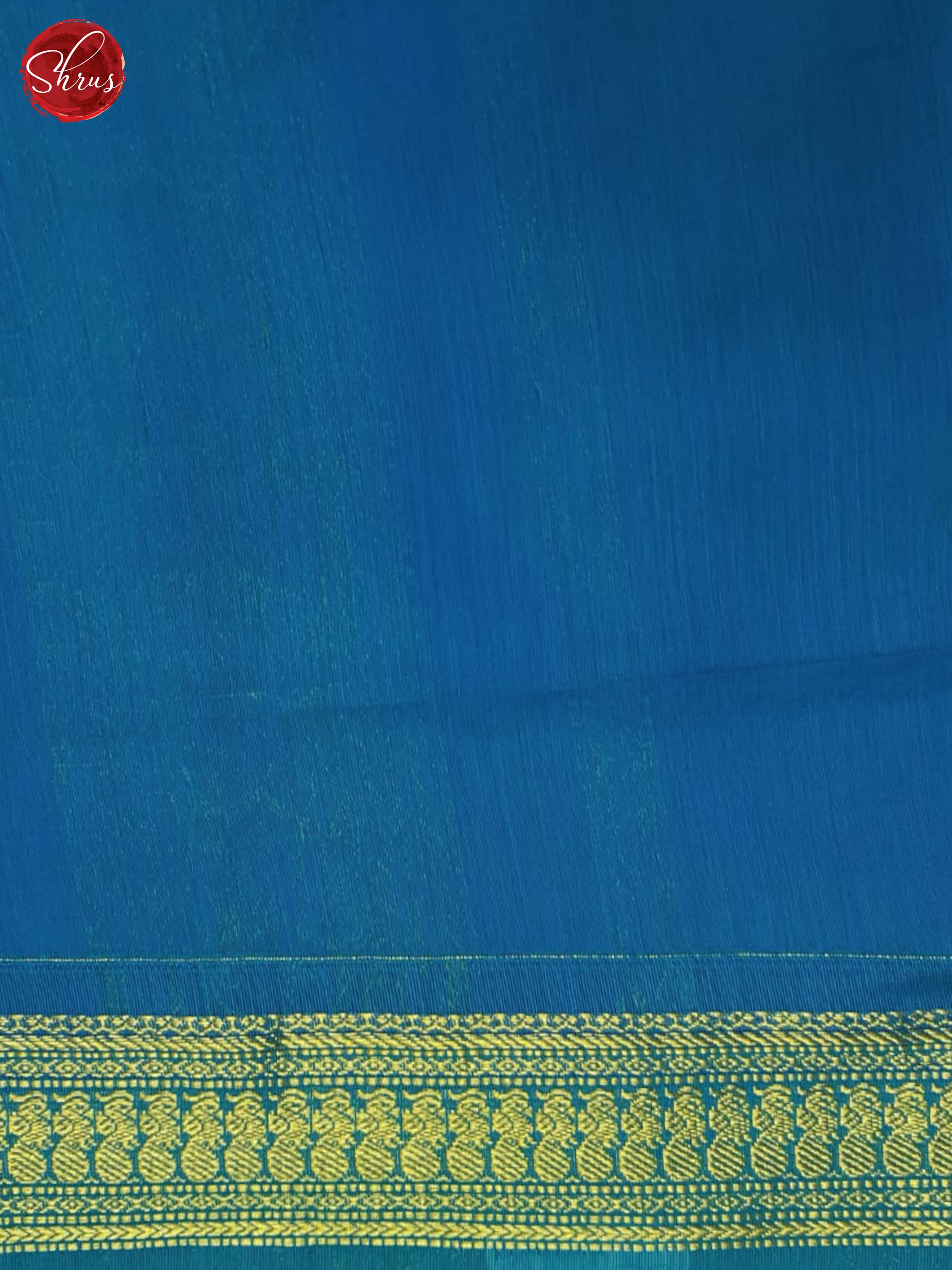 Light Blue & Blue - Kalyani Cotton Saree - Shop on ShrusEternity.com