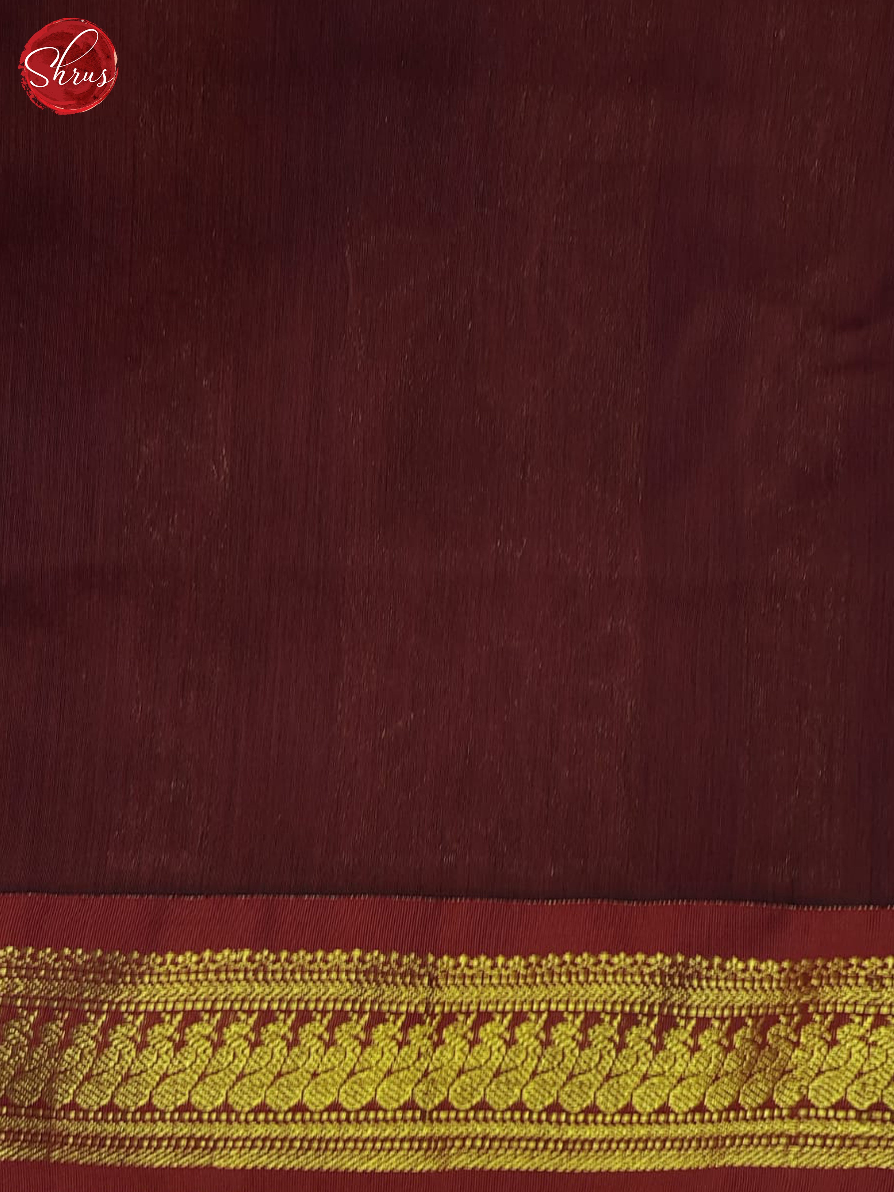 Mustard & Maroon- Kalyani Cotton Saree - Shop on ShrusEternity.com