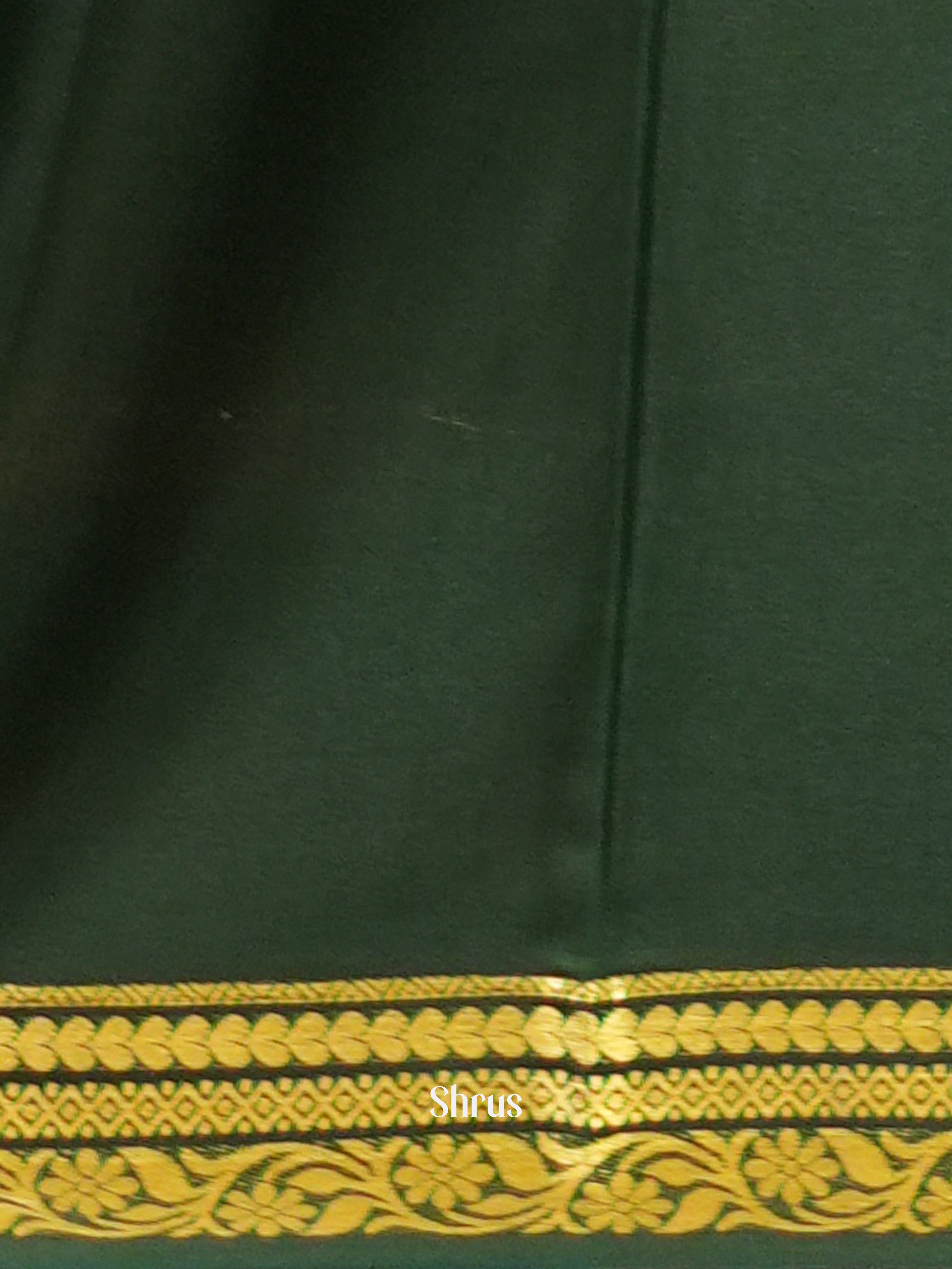 Red And Green- Mysore Silk Saree - Shop on ShrusEternity.com