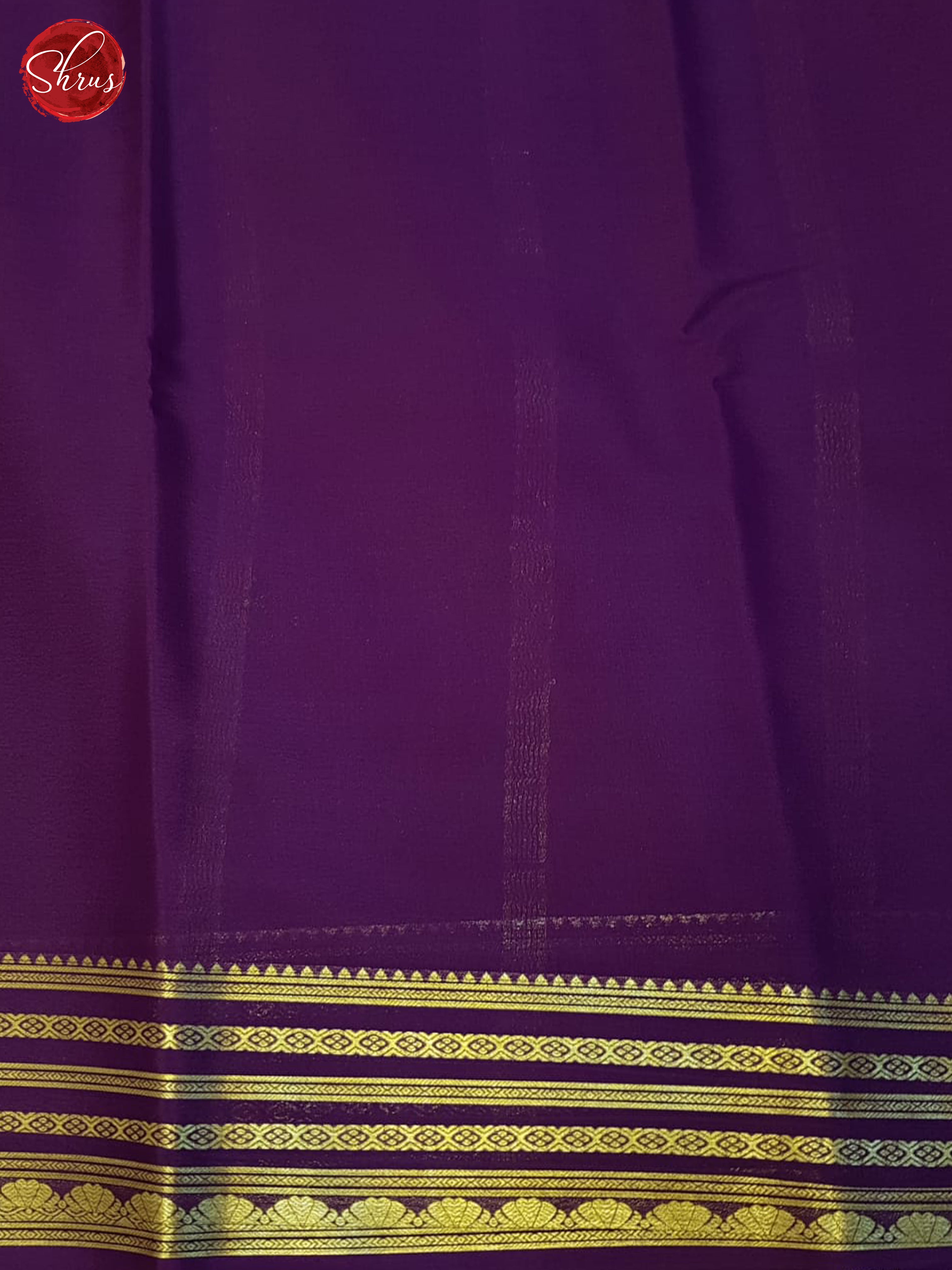 Mustard And Purple- Mysore Silk Saree - Shop on ShrusEternity.com