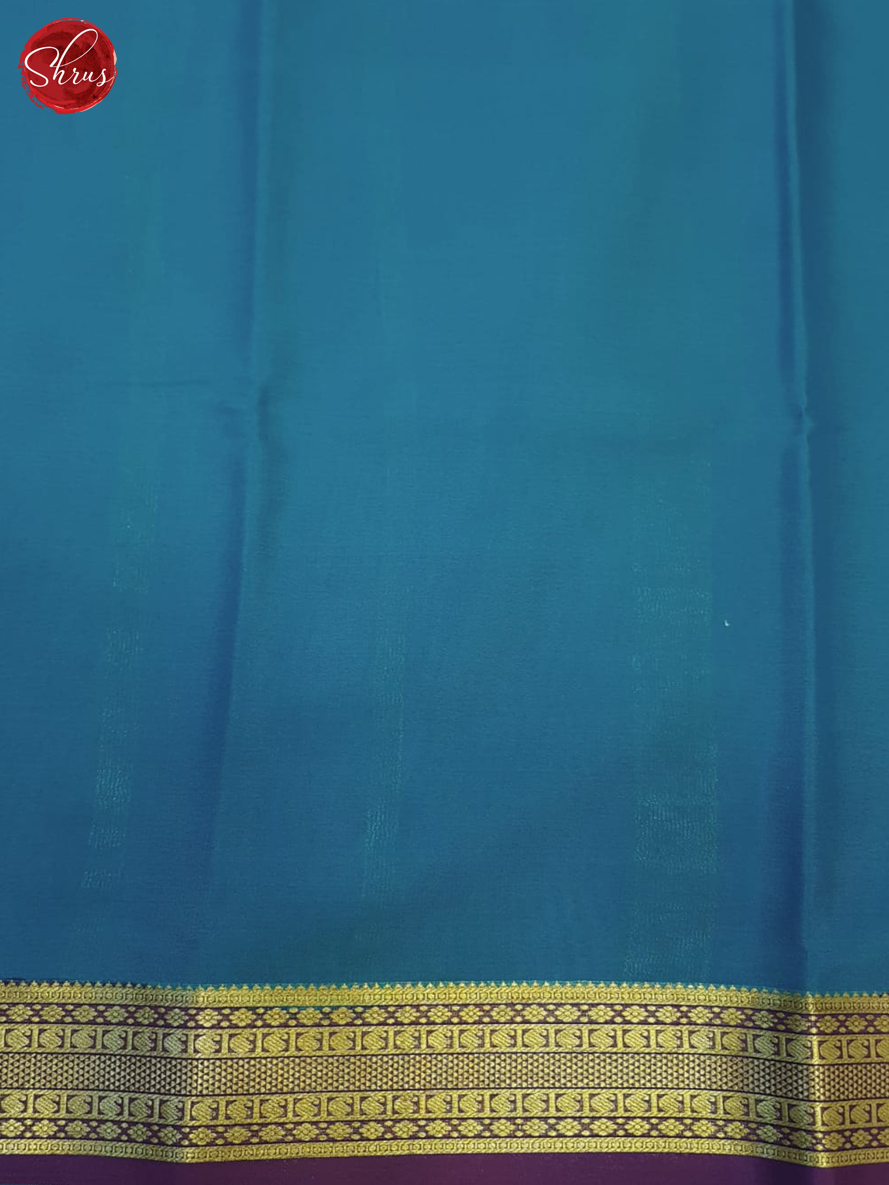 Violet And Blue- Mysore Silk Saree - Shop on ShrusEternity.com