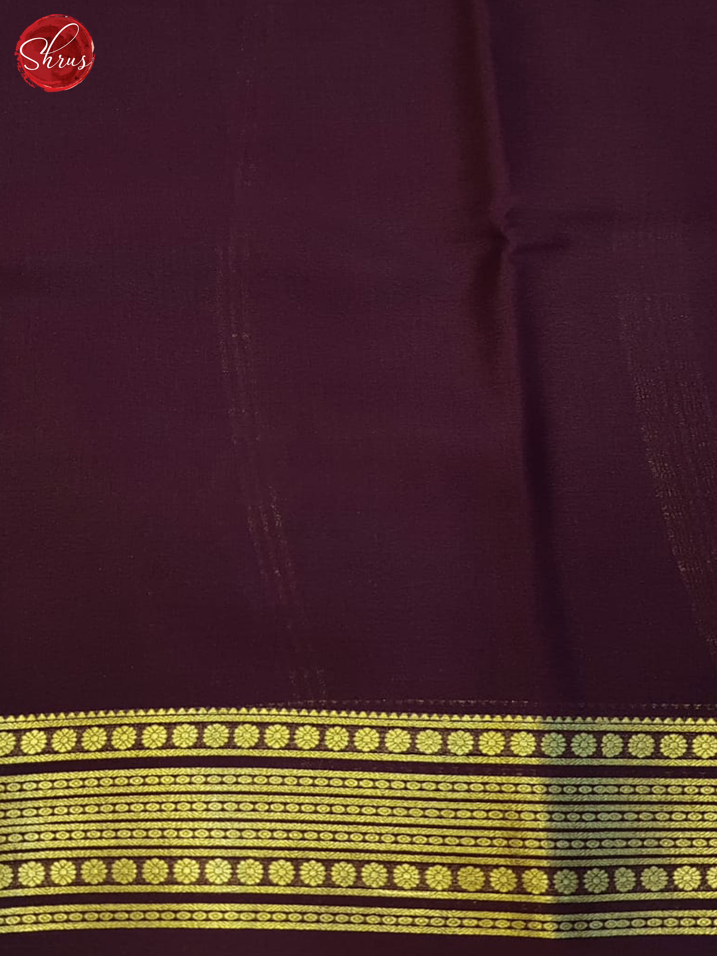 Apple Green And Wine- Mysore Silk Saree - Shop on ShrusEternity.com