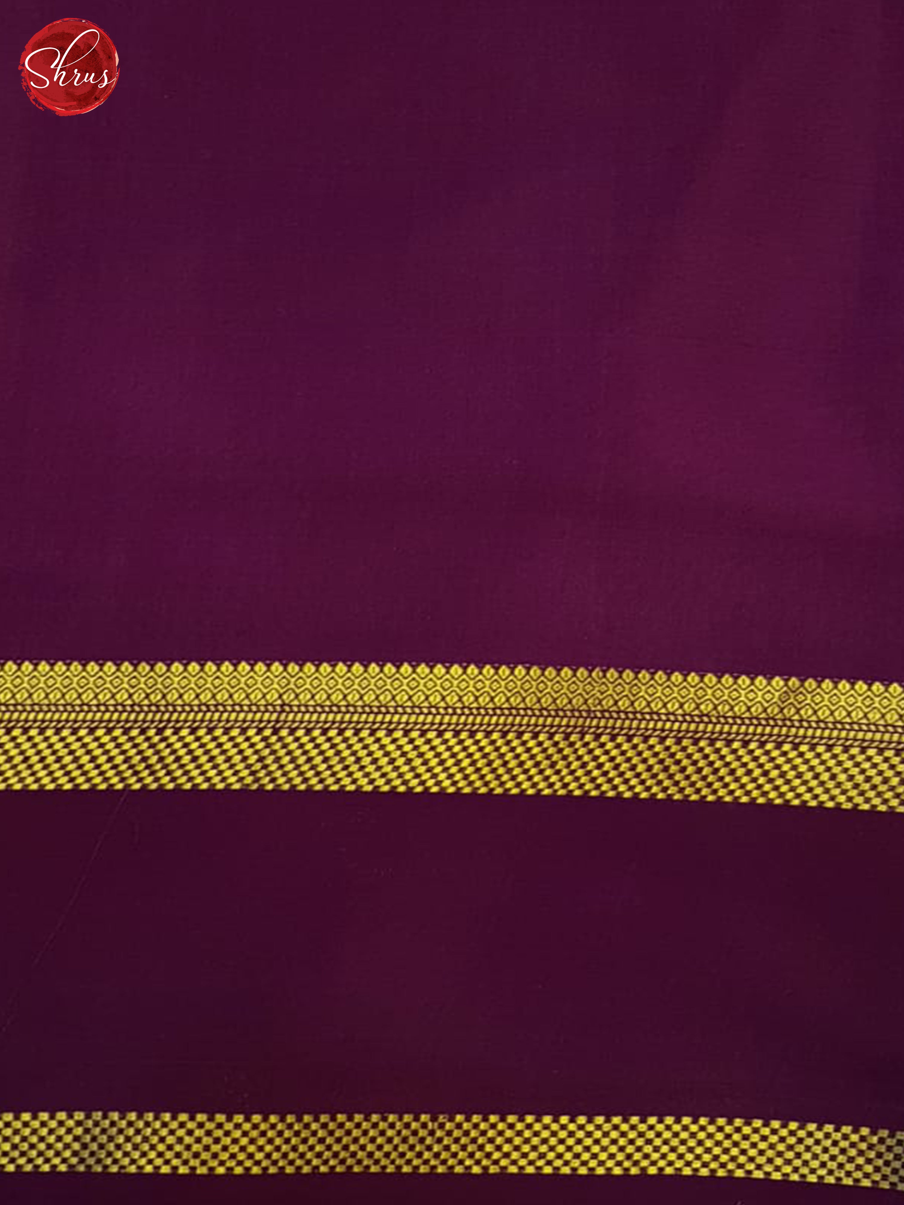 Orangish Pink And Wine- Mysore Silk Saree - Shop on ShrusEternity.com