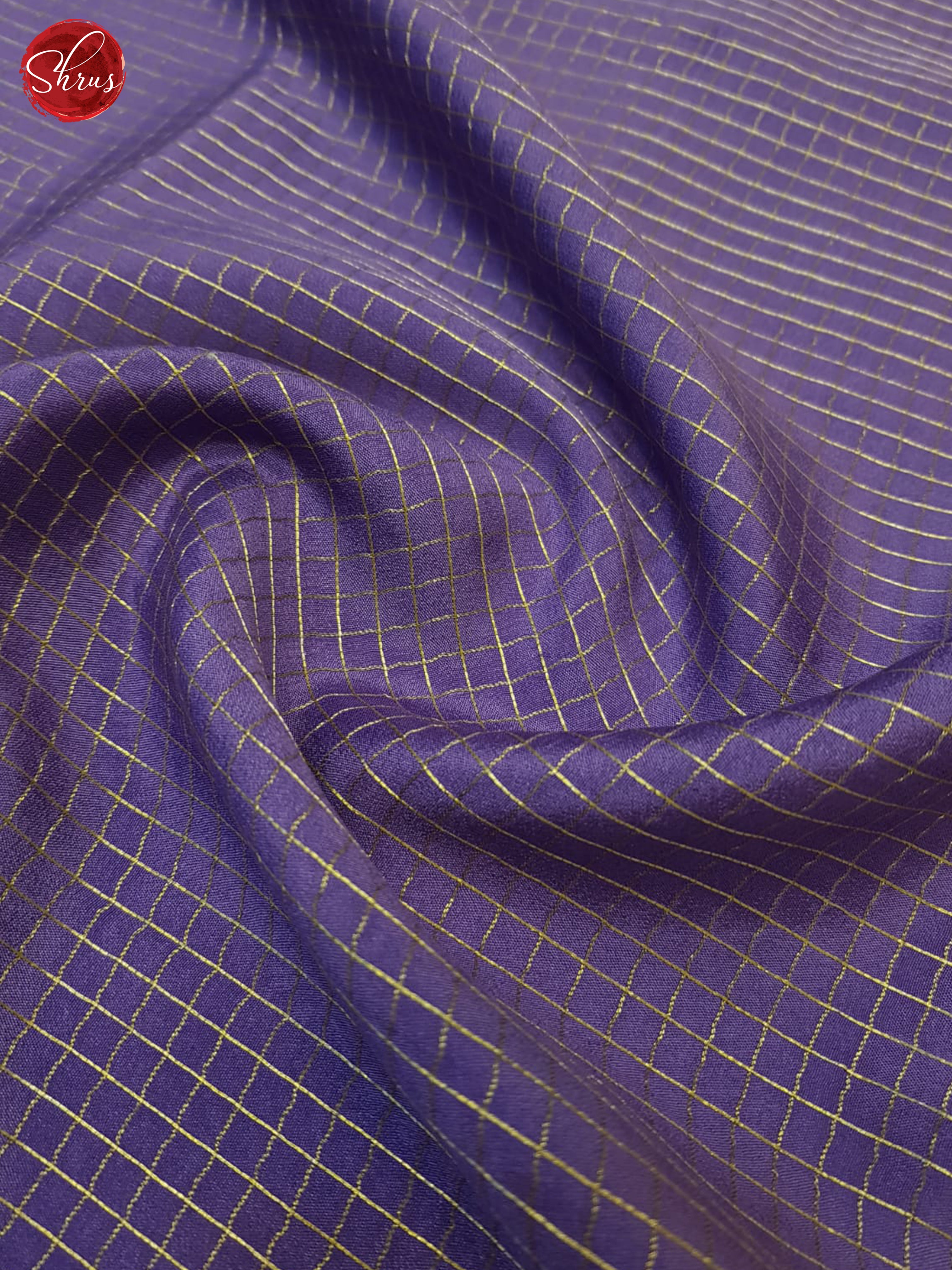 Lavender And Wine- Mysore Silk Saree - Shop on ShrusEternity.com