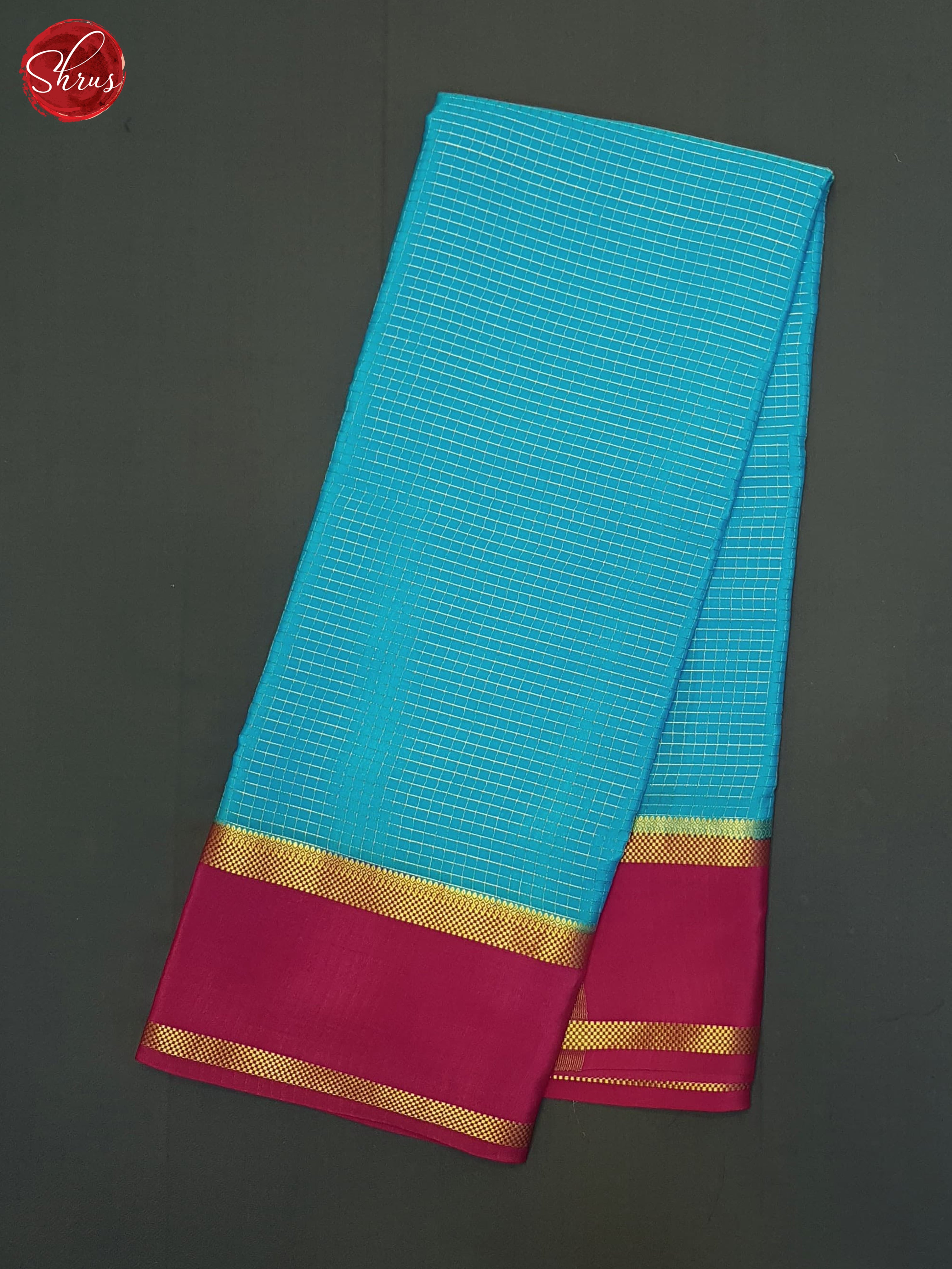 Blue And Pink- Mysore Silk Saree - Shop on ShrusEternity.com
