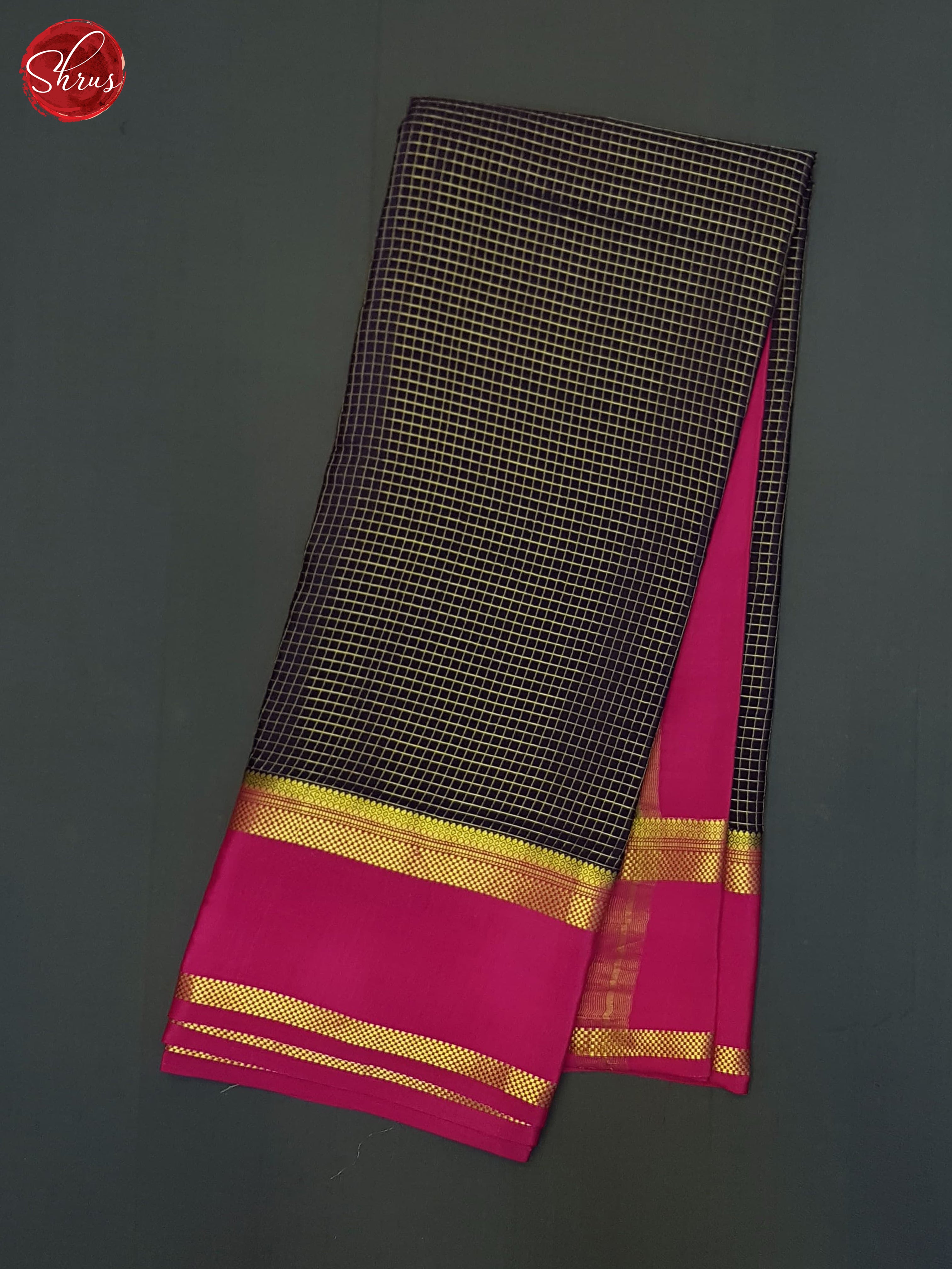 Blue And Pink- Mysore Silk Saree - Shop on ShrusEternity.com
