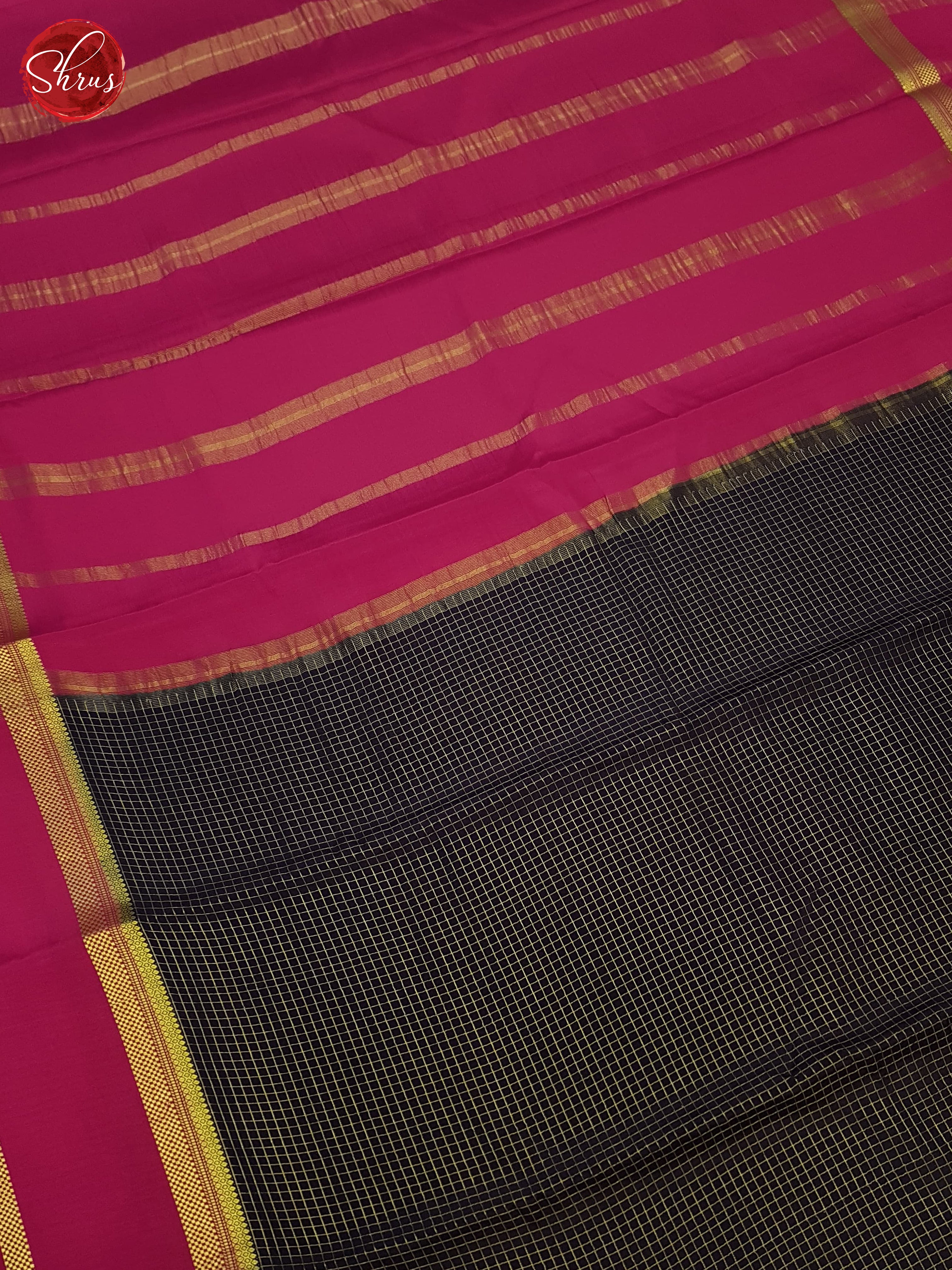 Blue And Pink- Mysore Silk Saree - Shop on ShrusEternity.com