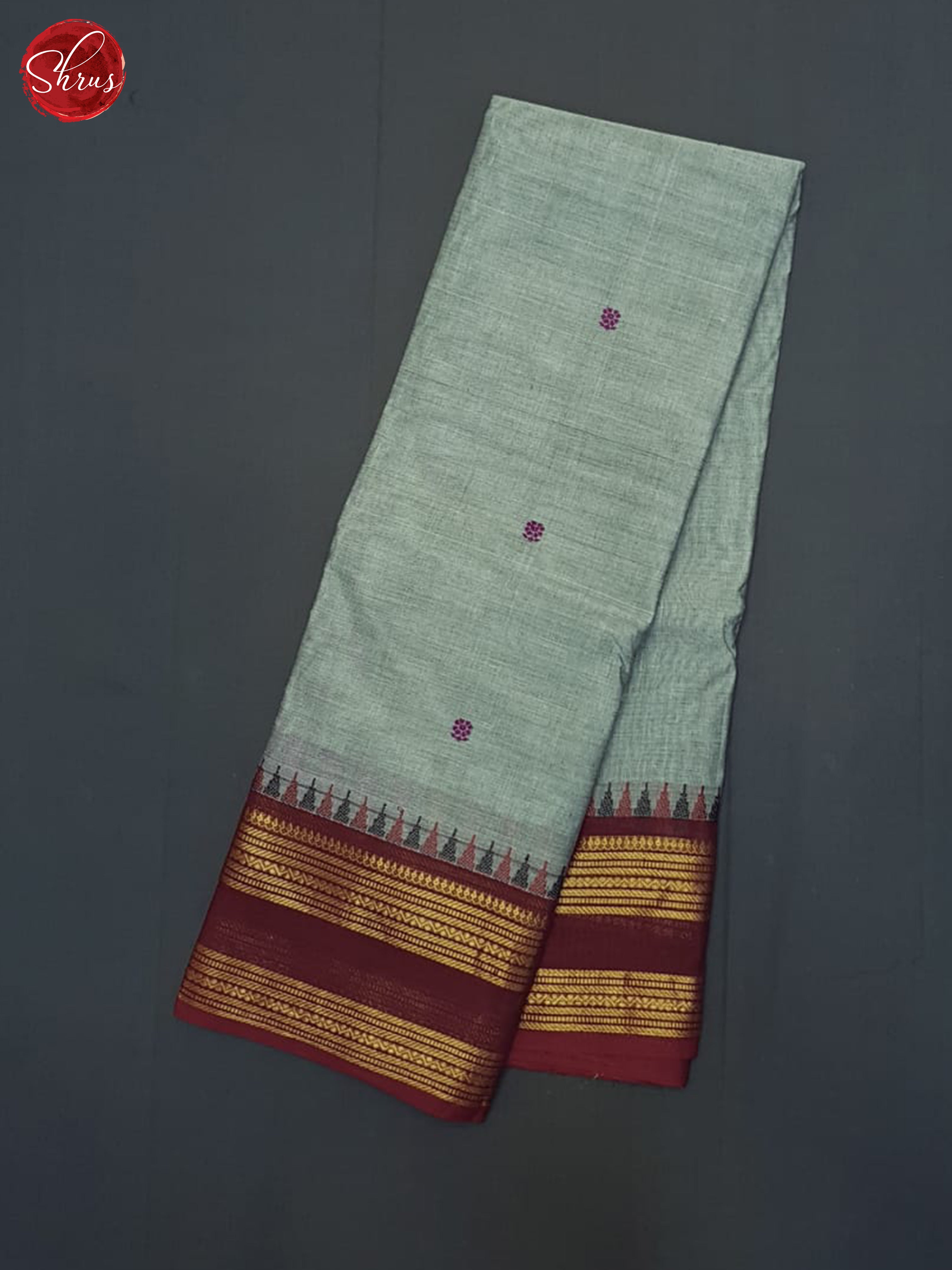 Green & Maroon- Chettinad Cotton Saree - Shop on ShrusEternity.com
