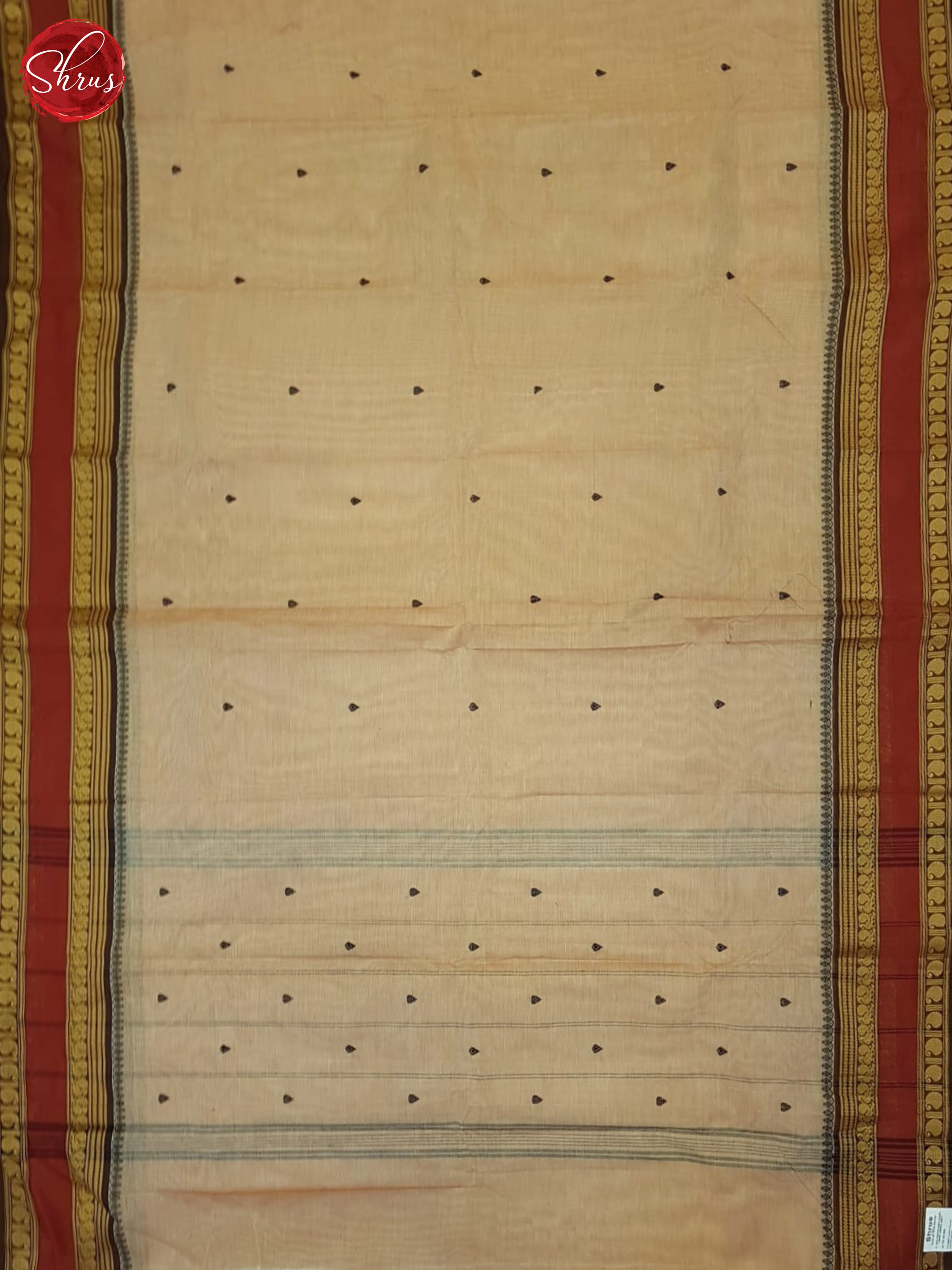 Dusty Light Onion & Brown - Chettinad Cotton Saree - Shop on ShrusEternity.com