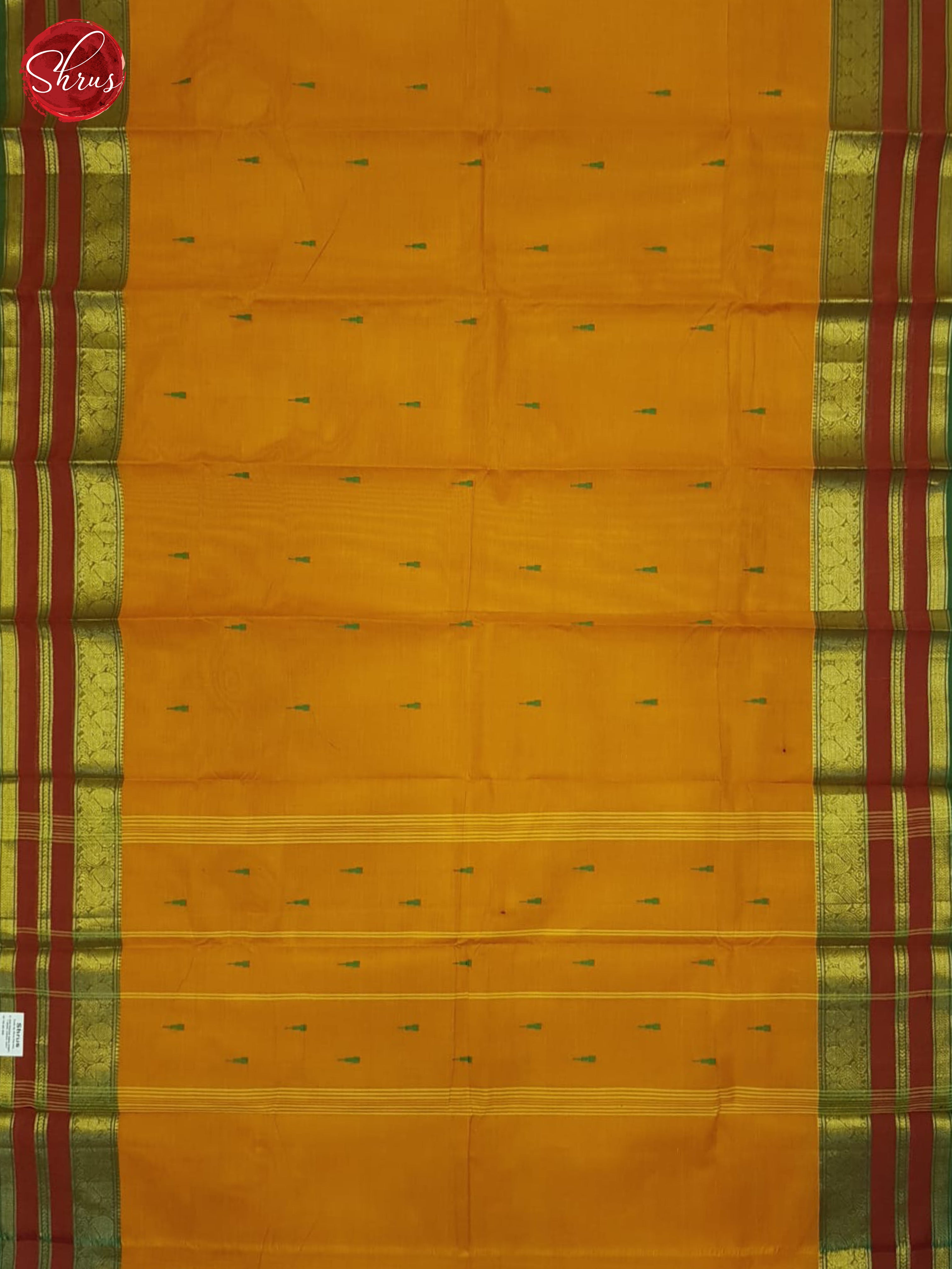 Orange & Maroon - Chettinad Cotton Saree - Shop on ShrusEternity.com