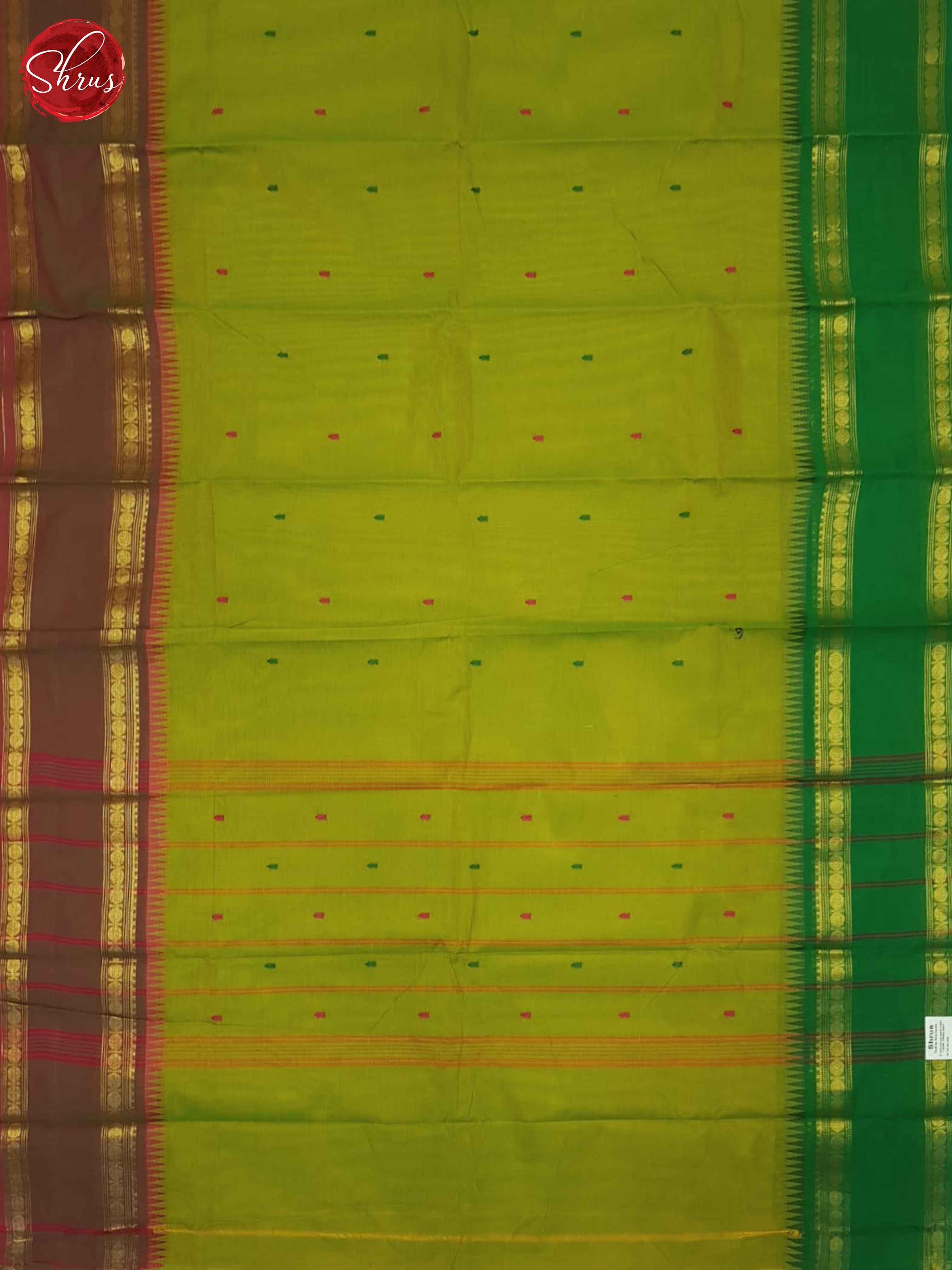 Green & Pink - Chettinad Cotton Saree - Shop on ShrusEternity.com