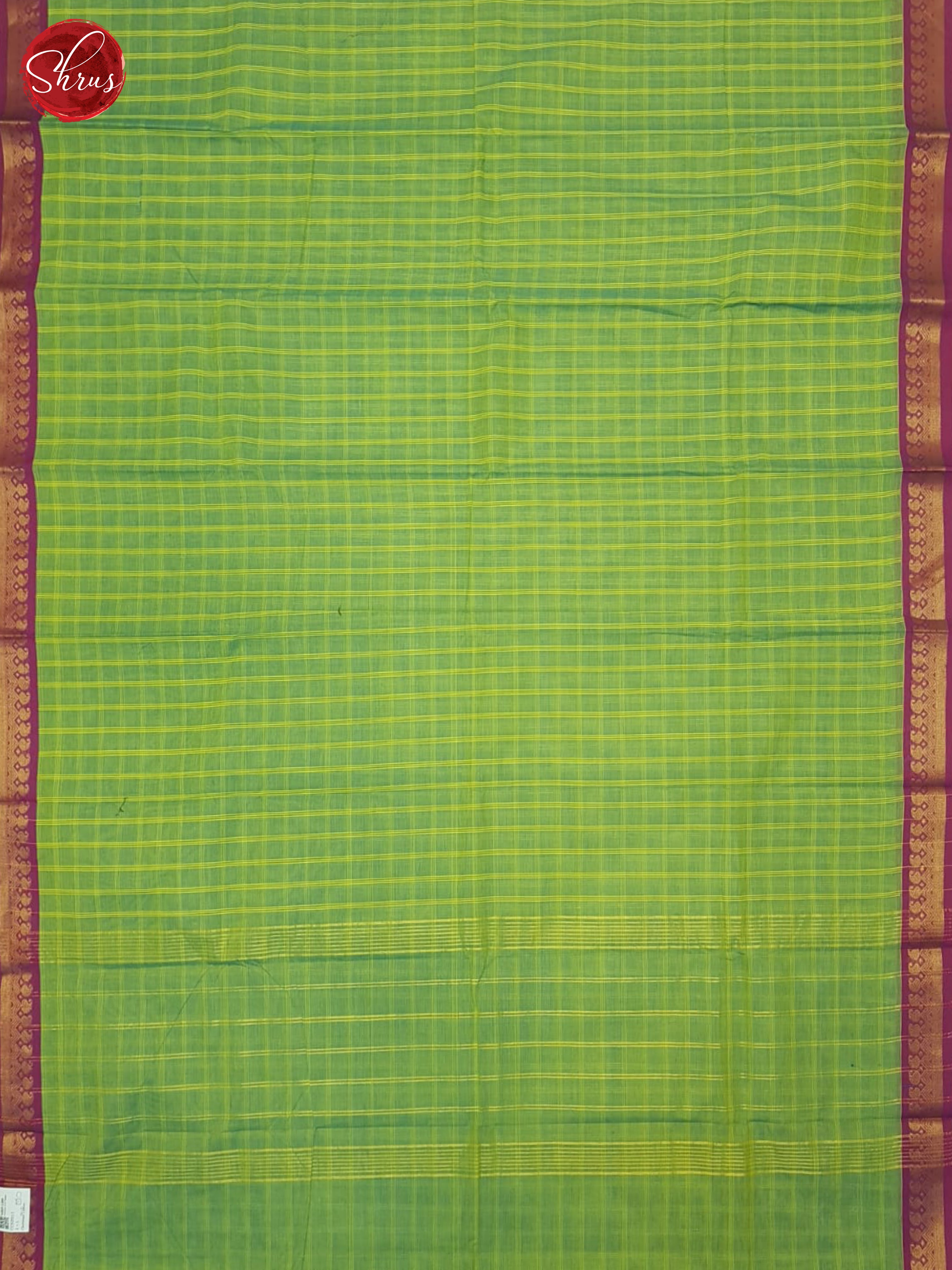 Green & Purple - Chettinad Cotton Saree - Shop on ShrusEternity.com