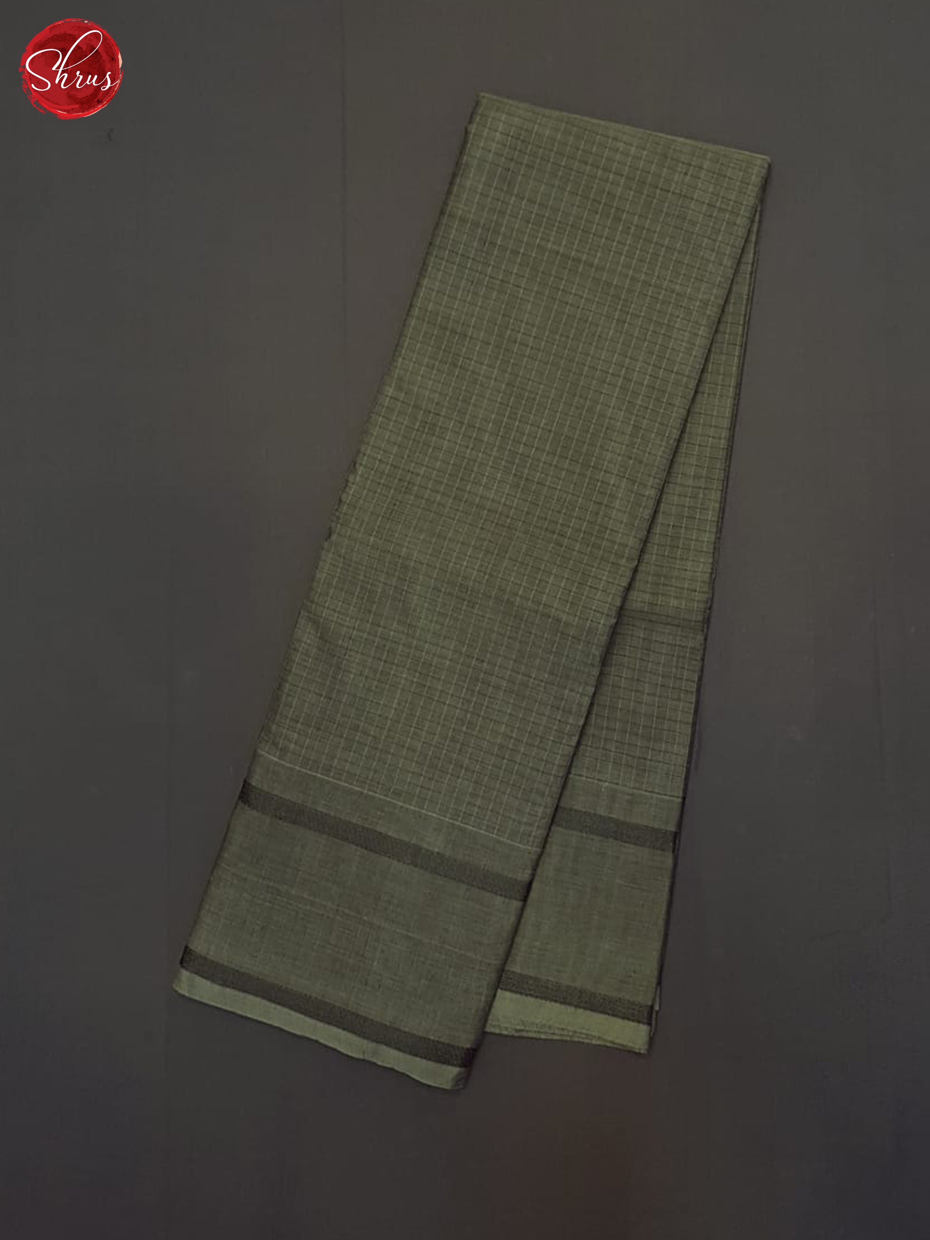 Grey - Chettinad Cotton Saree - Shop on ShrusEternity.com