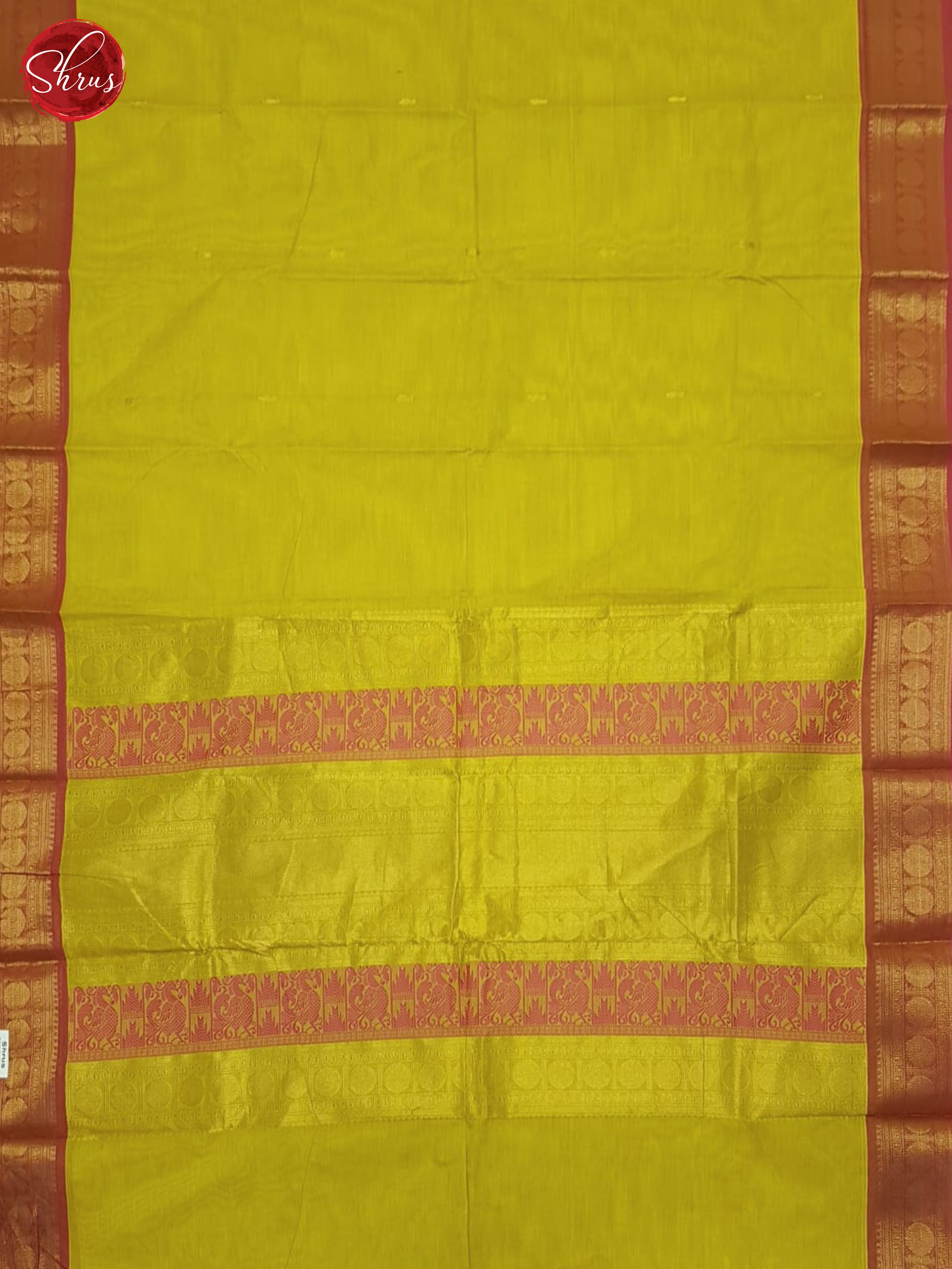 Manthulir Green & Pink - Kanchi Cotton Saree - Shop on ShrusEternity.com