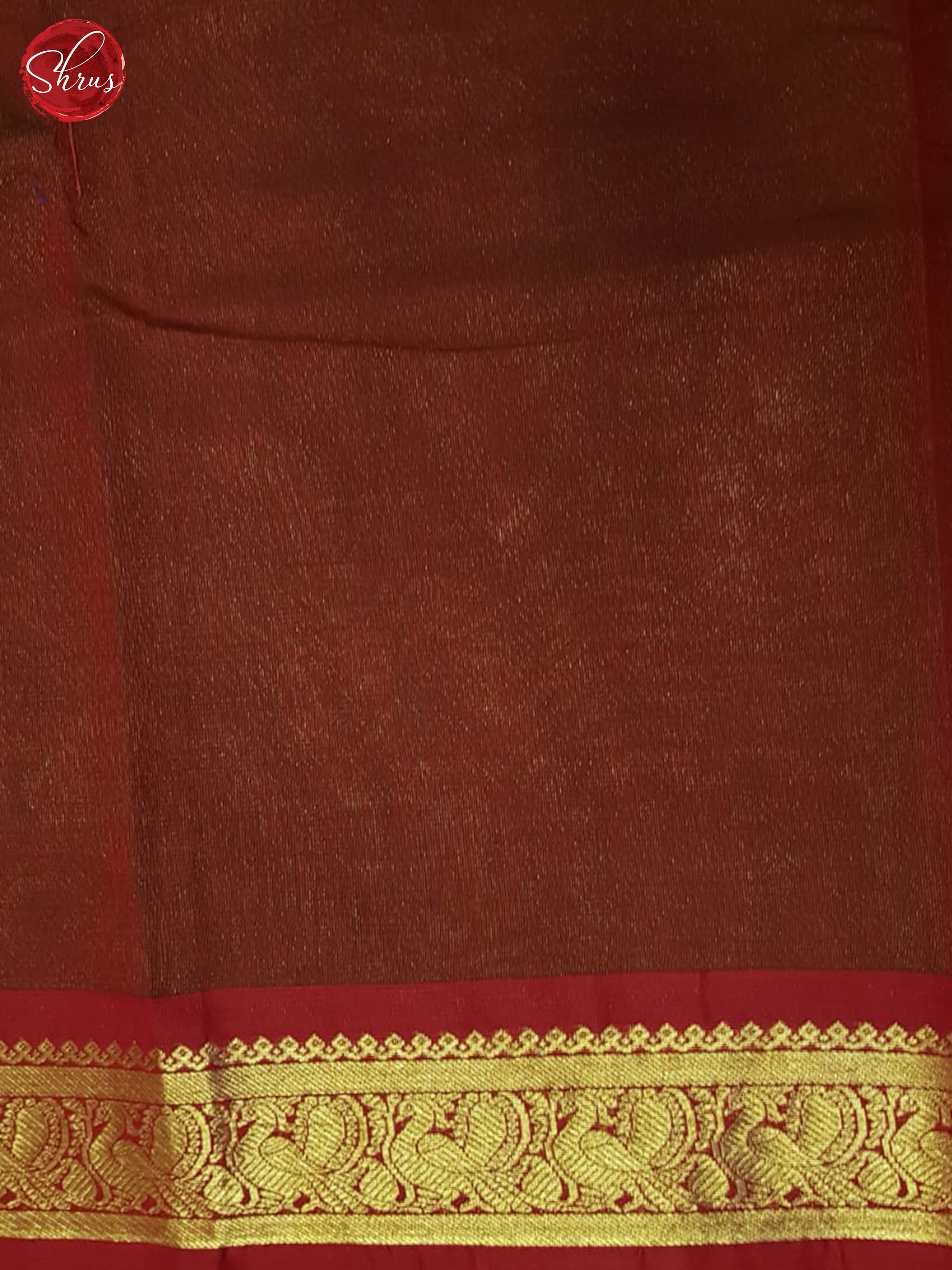 Green & arakku MAroon - Kanchi Cotton Saree - Shop on ShrusEternity.com