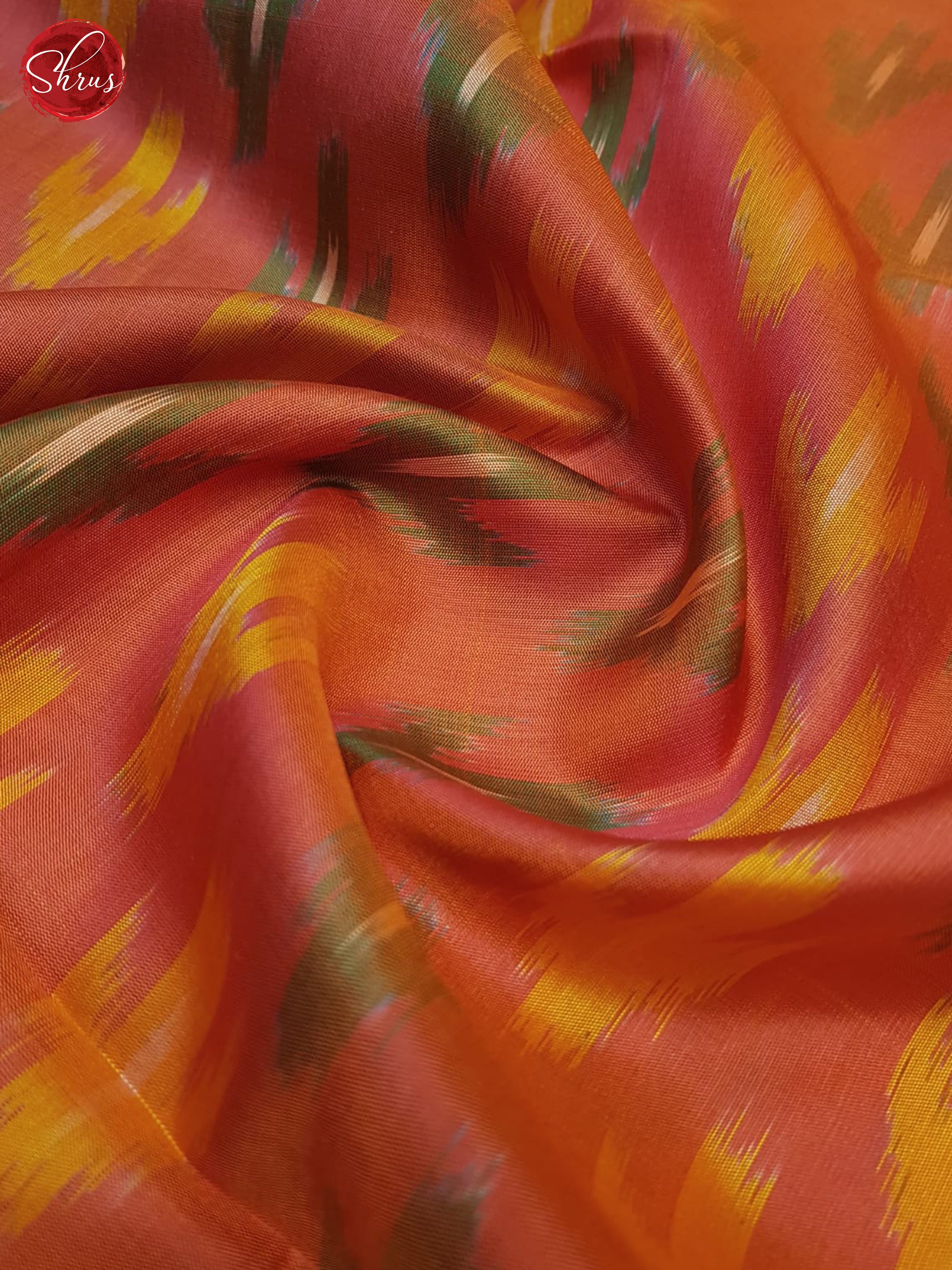 Red & Green - Soft Silk Saree - Shop on ShrusEternity.com