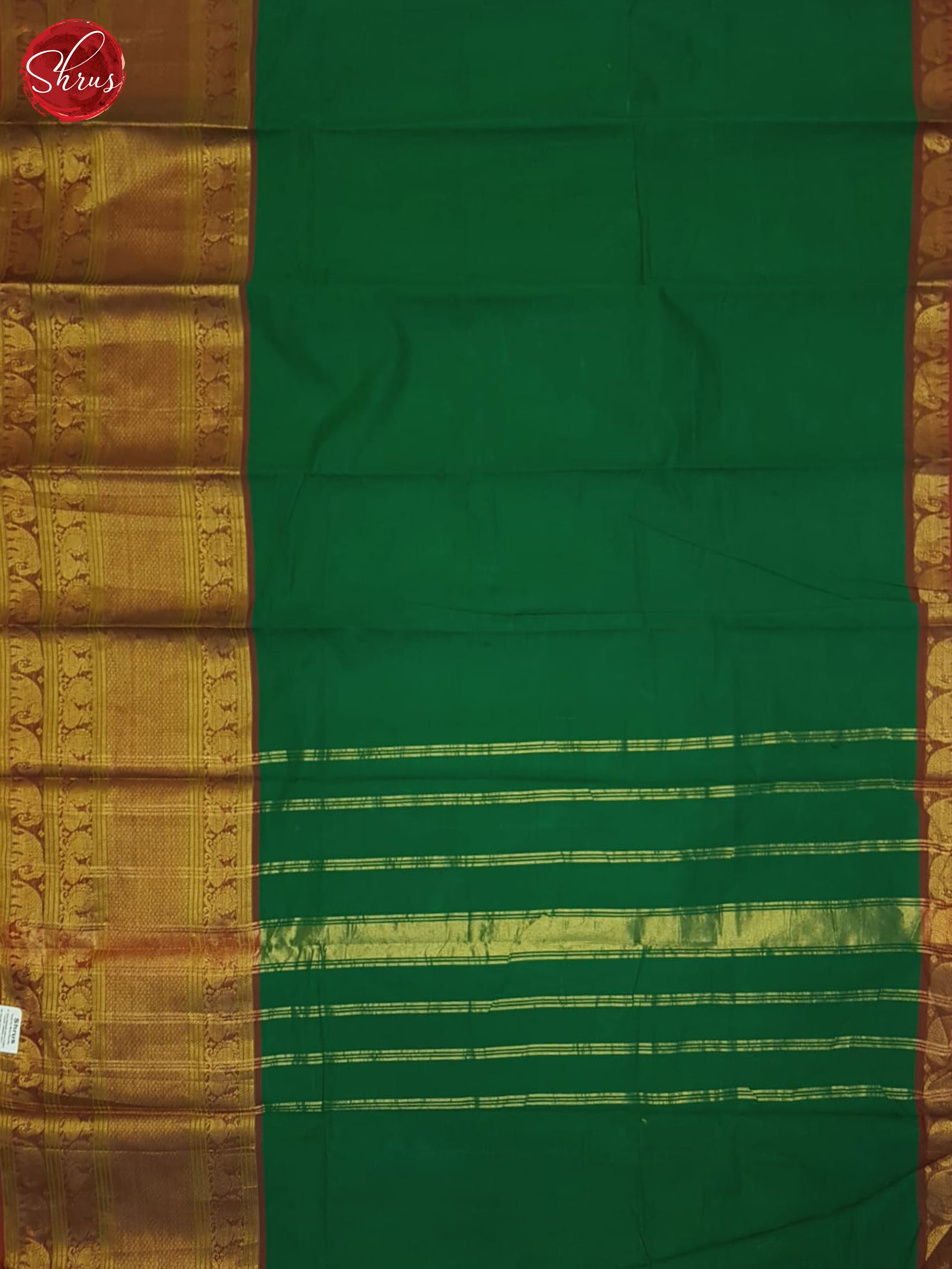 Green & Maroon - Chettinad Cotton Saree - Shop on ShrusEternity.com