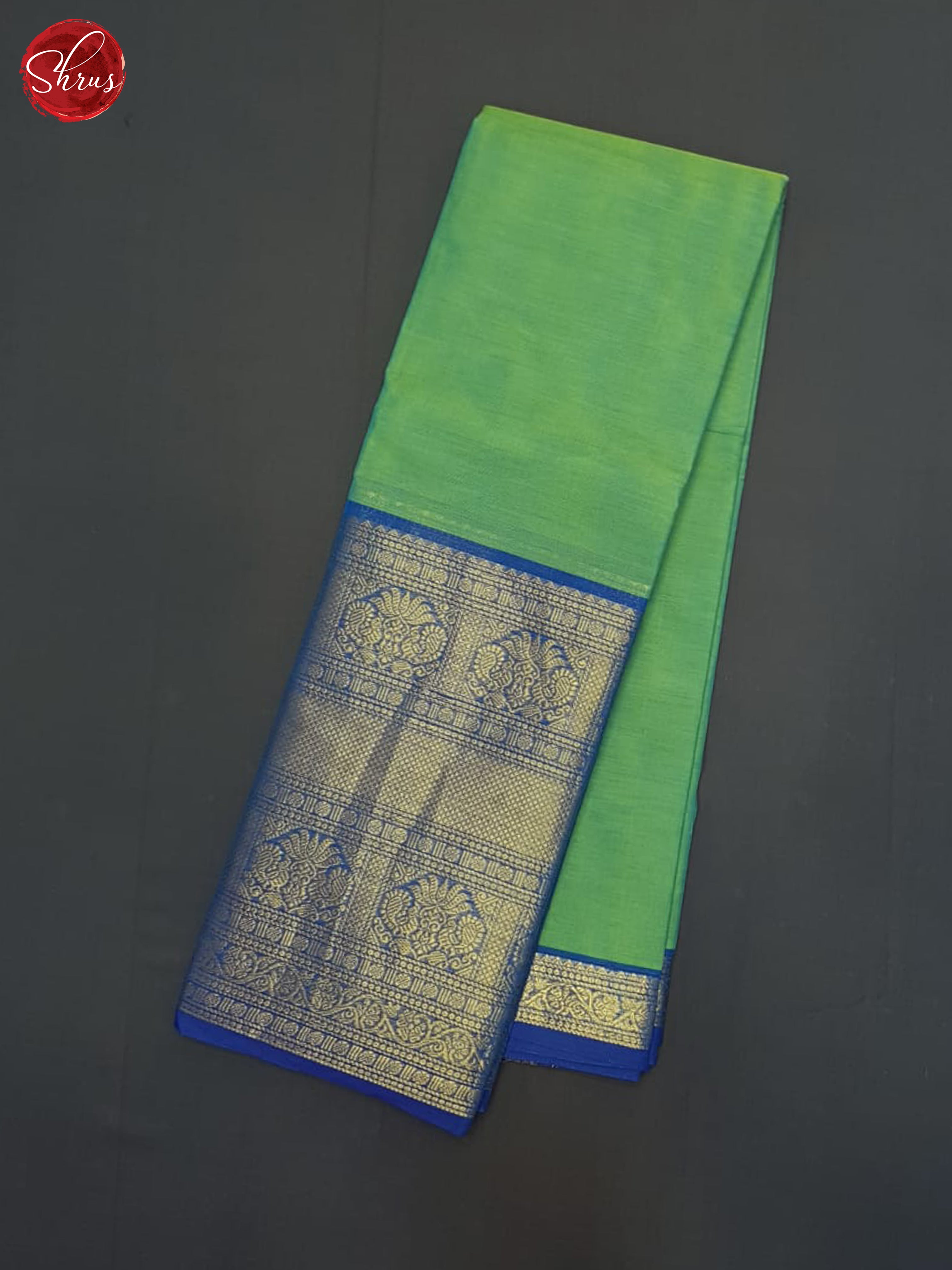 Green & Blue - Chettinad Cotton Saree - Shop on ShrusEternity.com