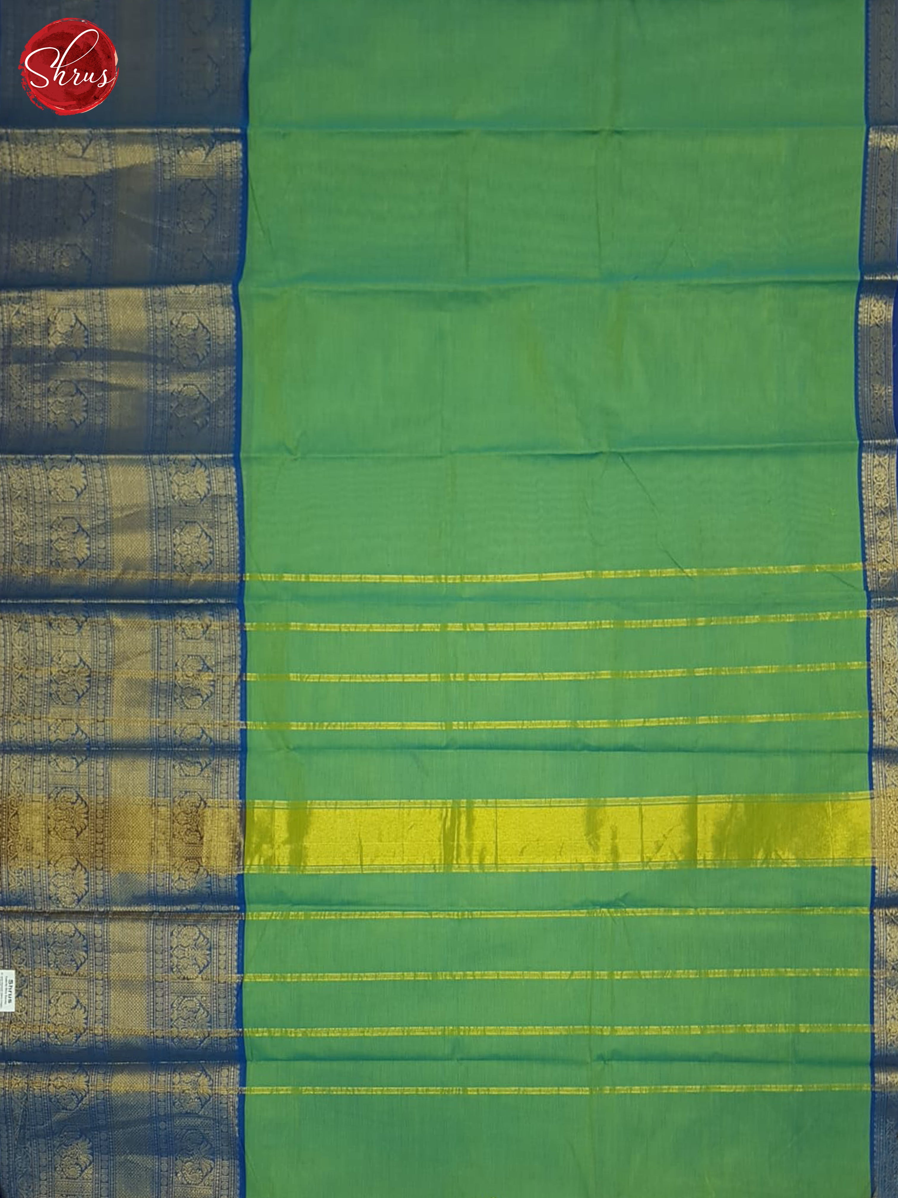 Green & Blue - Chettinad Cotton Saree - Shop on ShrusEternity.com