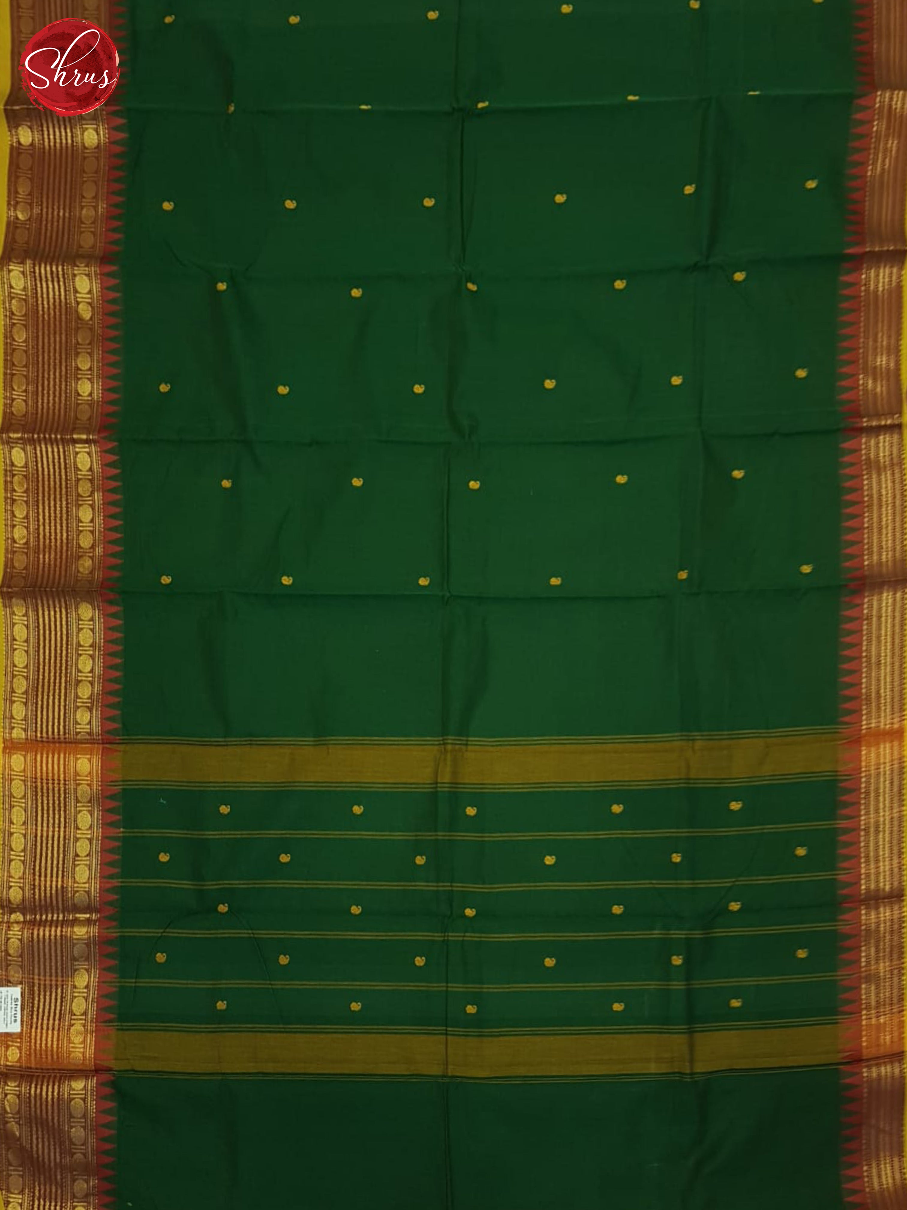 GreeN & Mustard - Chettinad Cotton Saree - Shop on ShrusEternity.com