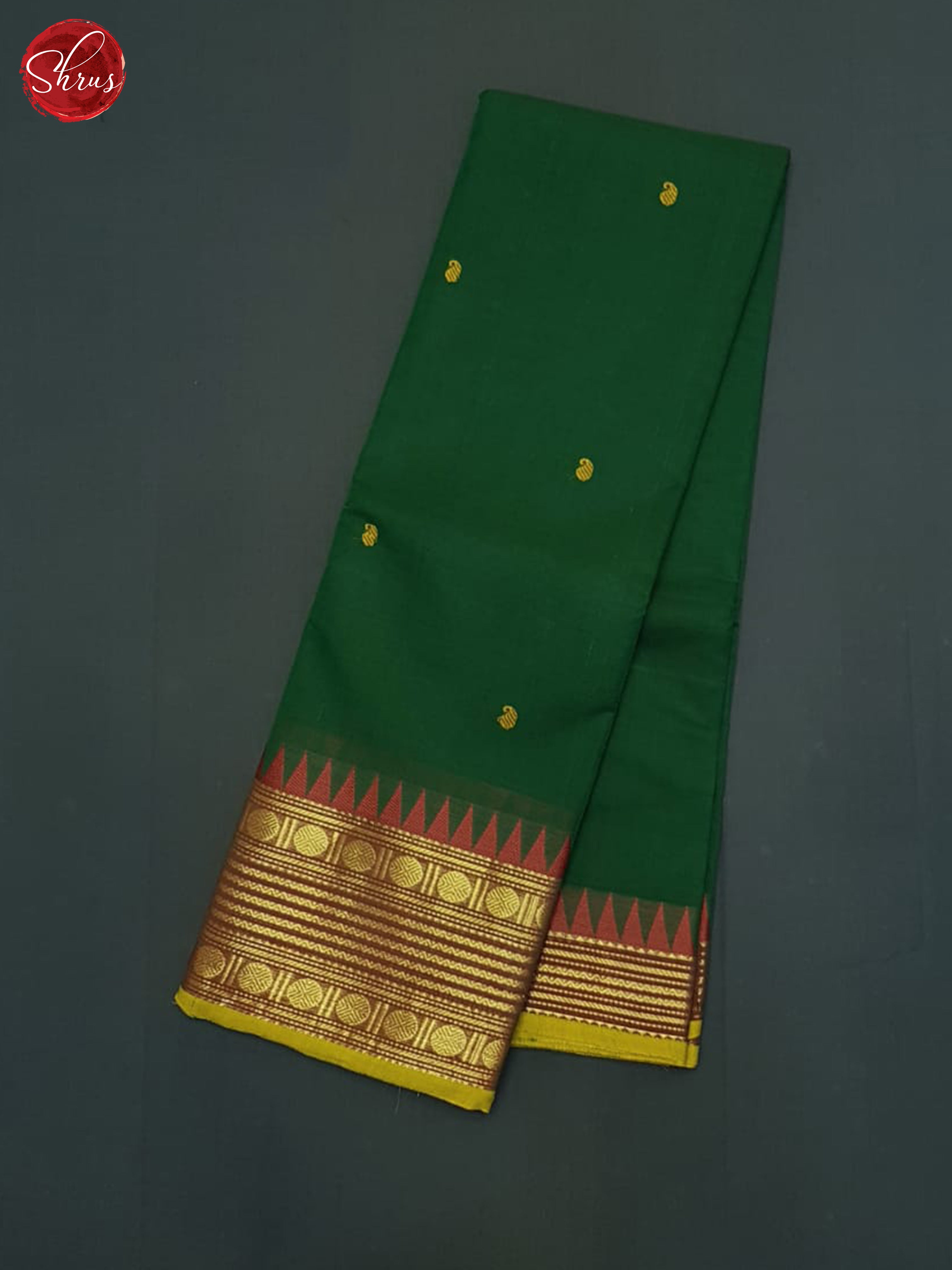 GreeN & Mustard - Chettinad Cotton Saree - Shop on ShrusEternity.com