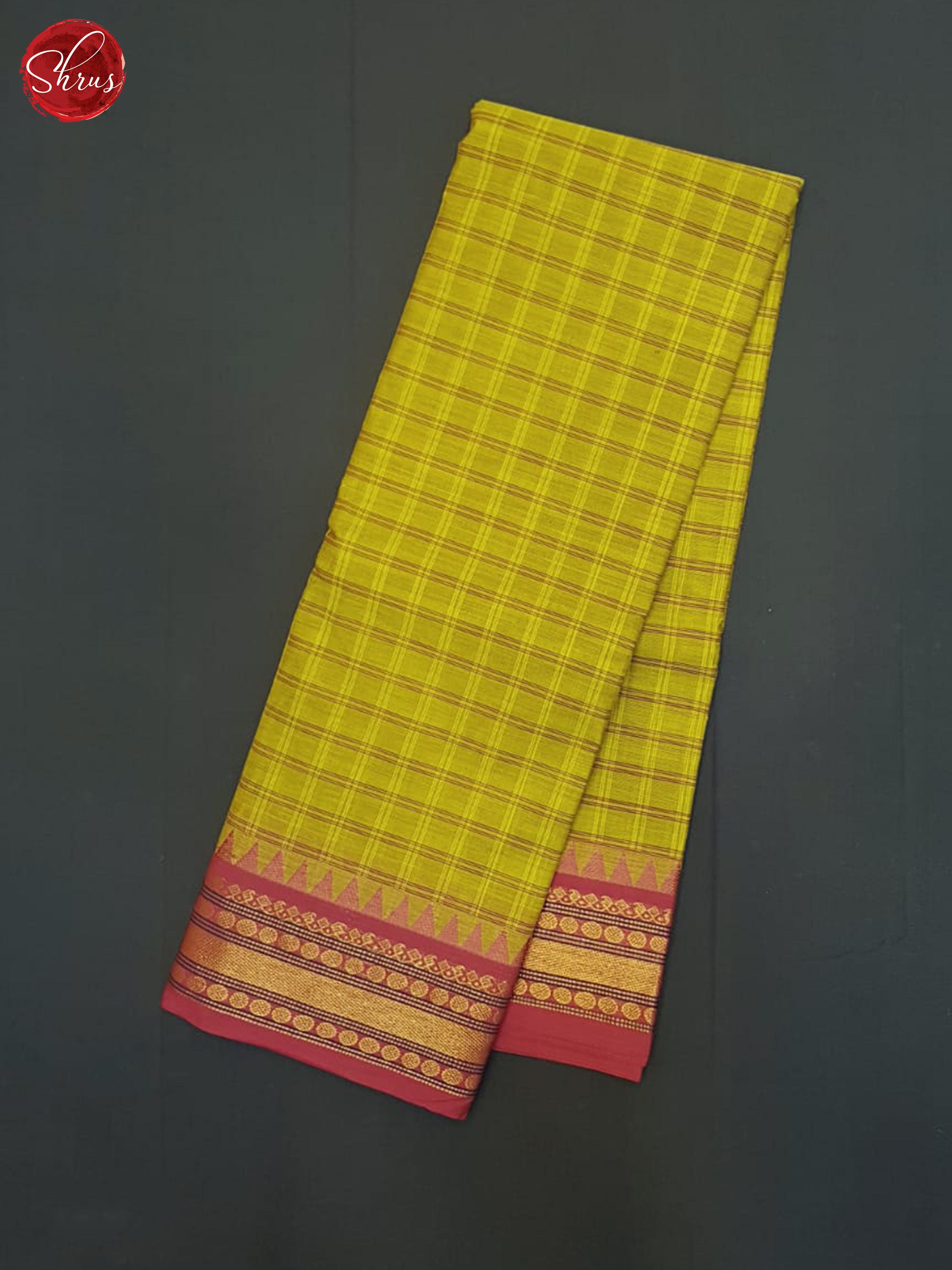 Manthulir Green & Pink - Chettinad Cotton Saree - Shop on ShrusEternity.com