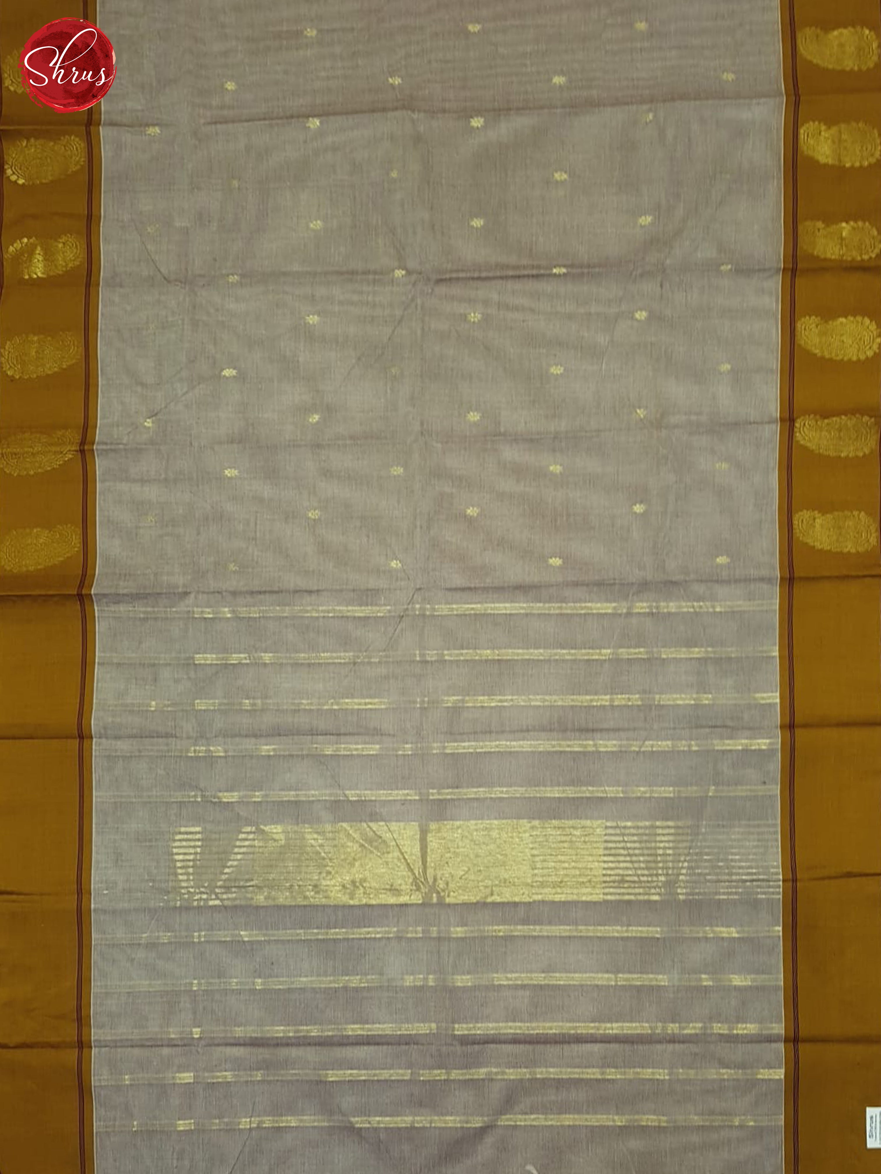 Dusty Lavender & Mustard-Kanchi Cotton Saree - Shop on ShrusEternity.com