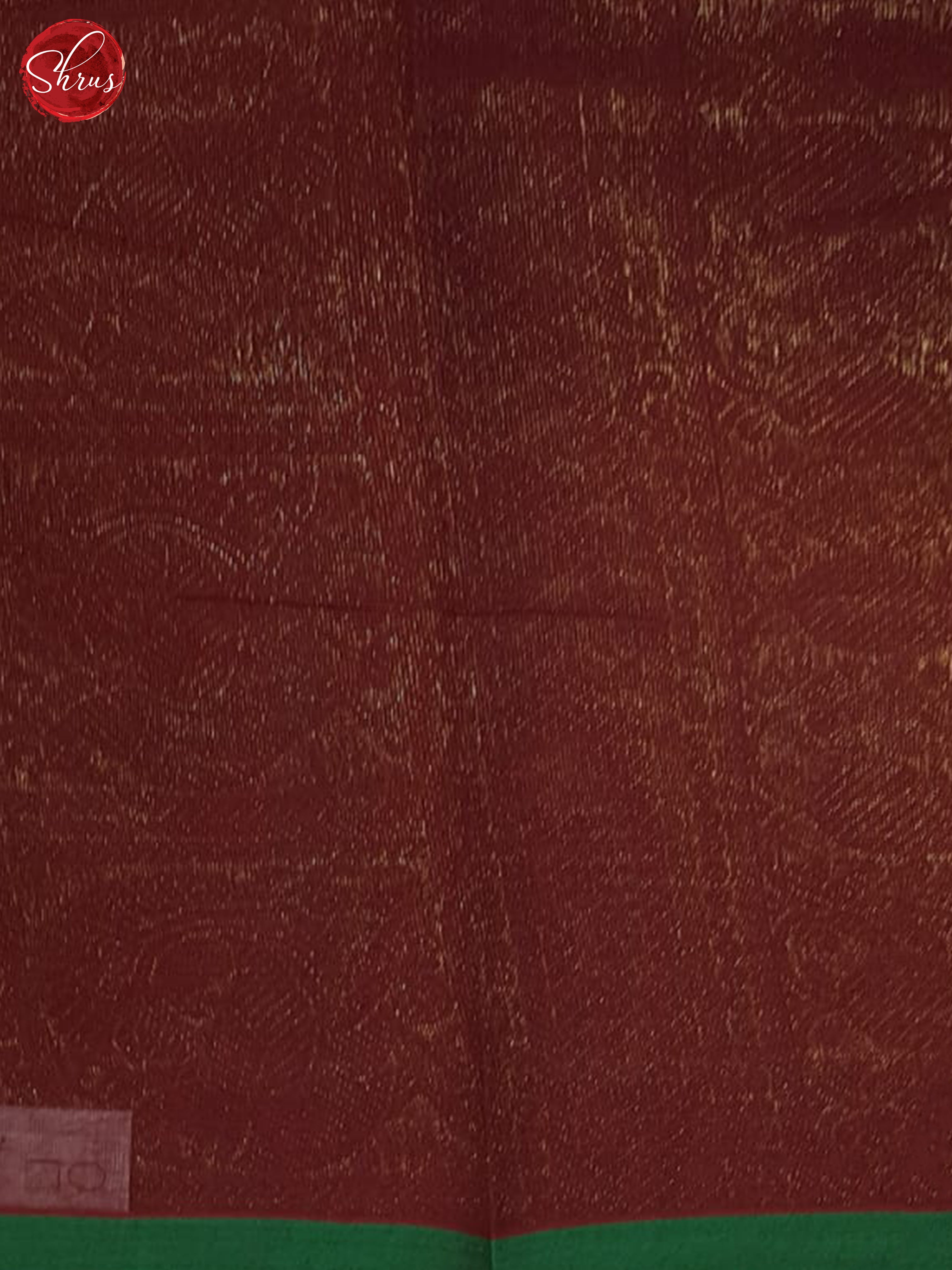 Arakku Maroon & Green - Kanchi Cotton Saree - Shop on ShrusEternity.com