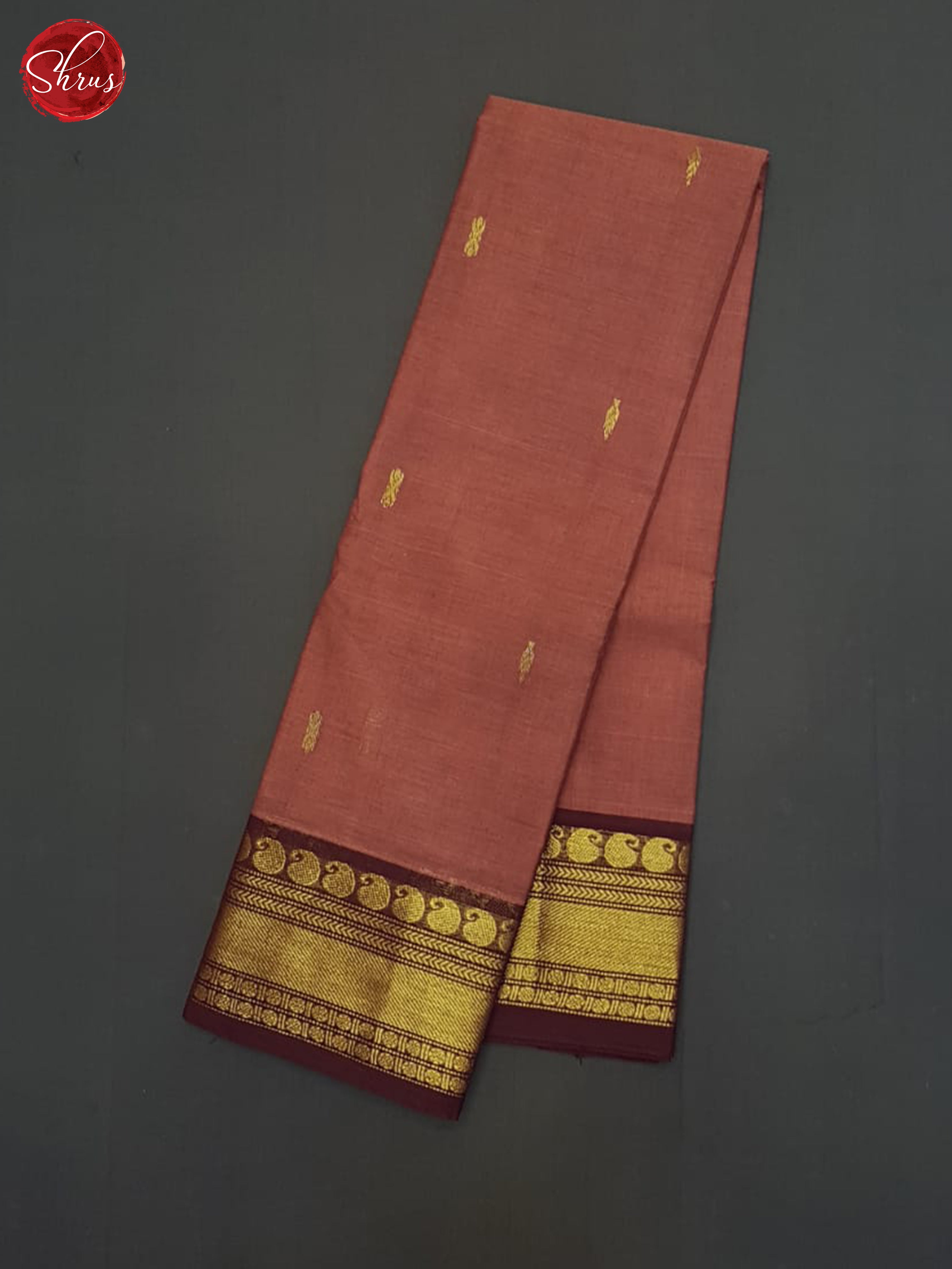 Brick & Brown - Chettinad Cotton Saree - Shop on ShrusEternity.com