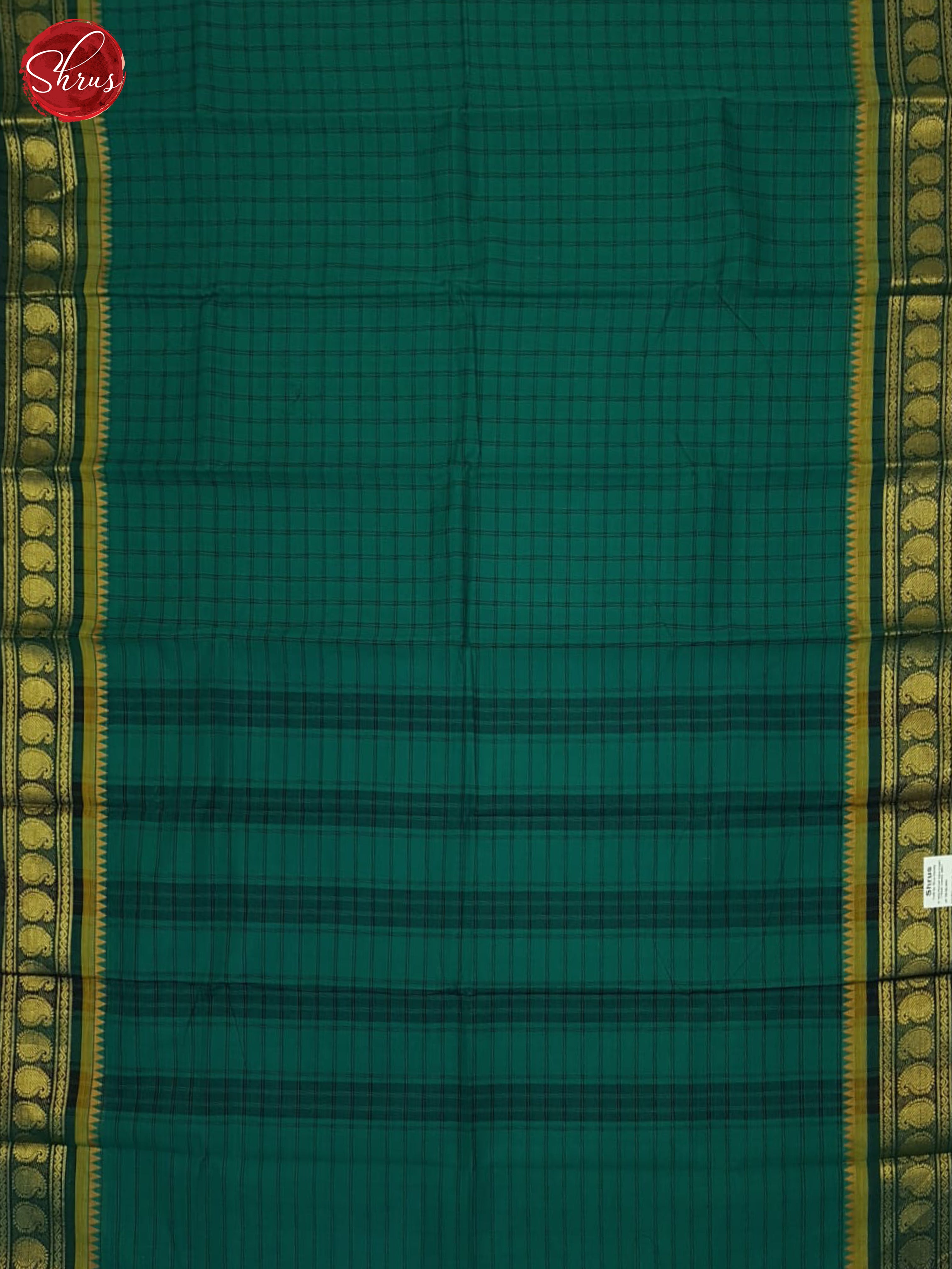 Peacock Neck - Chettinad Cotton Saree - Shop on ShrusEternity.com