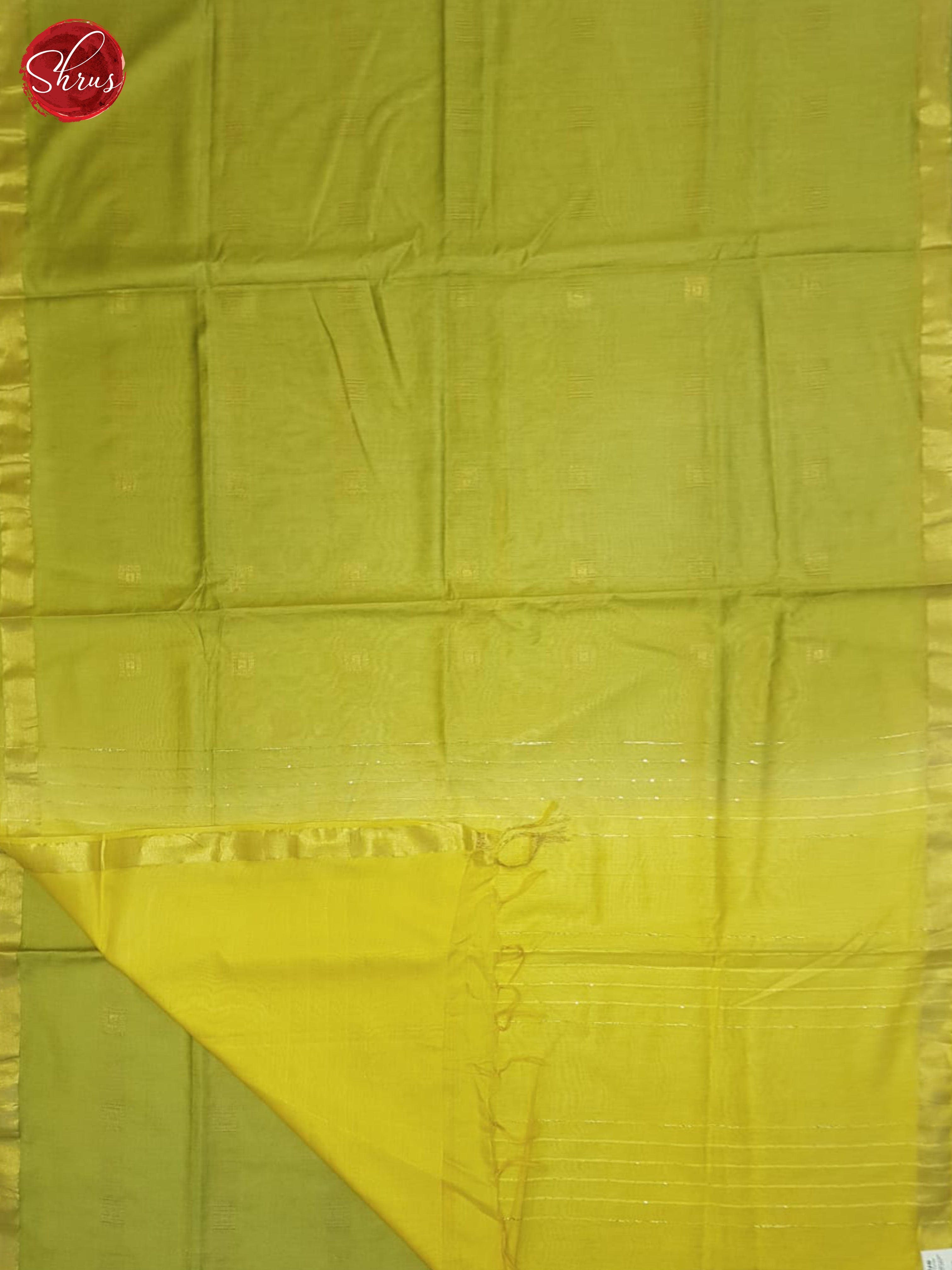 Green & Lime Green - Semi Tussar Saree - Shop on ShrusEternity.com
