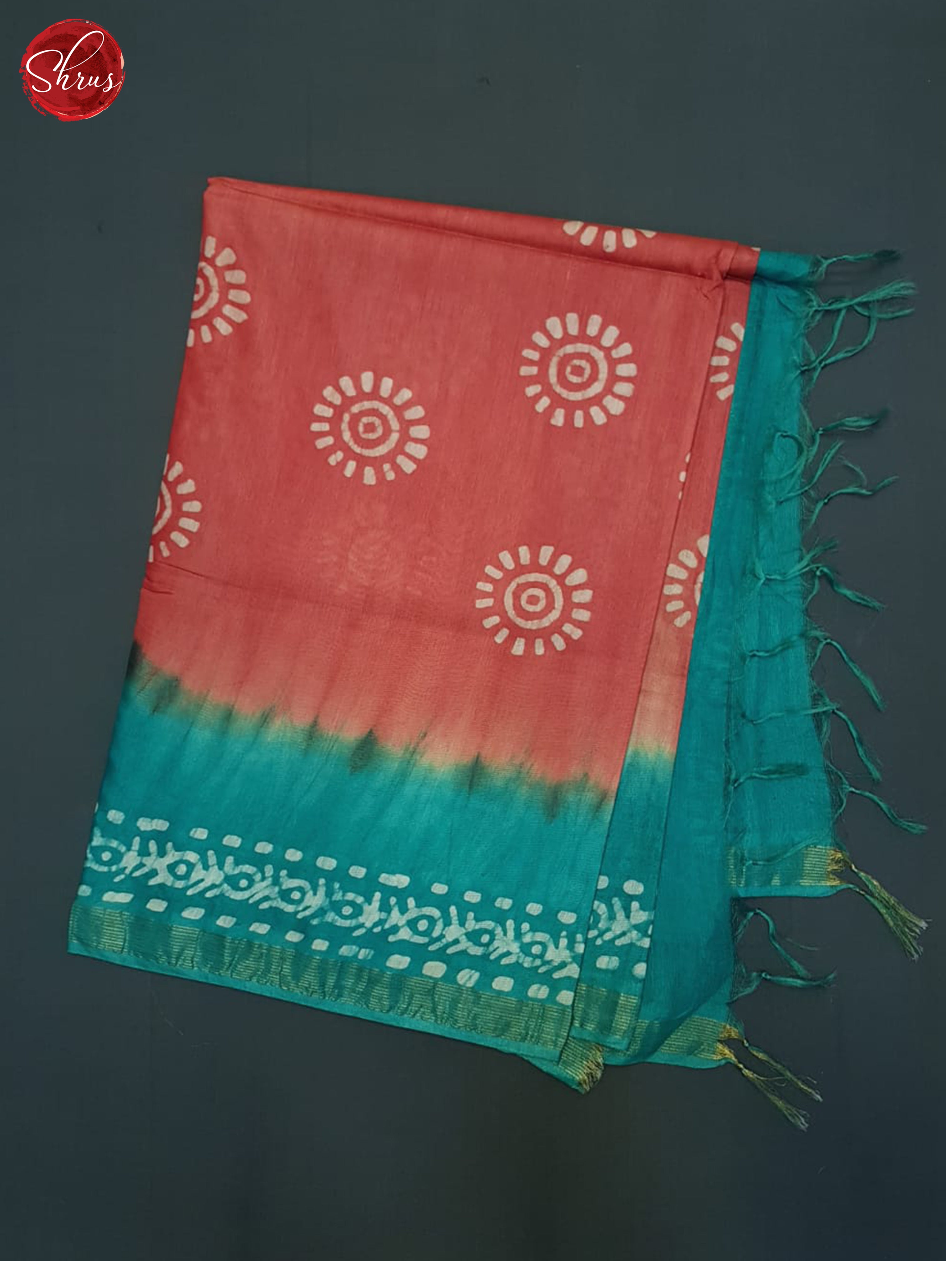 REd & Green - Bhatik Saree - Shop on ShrusEternity.com