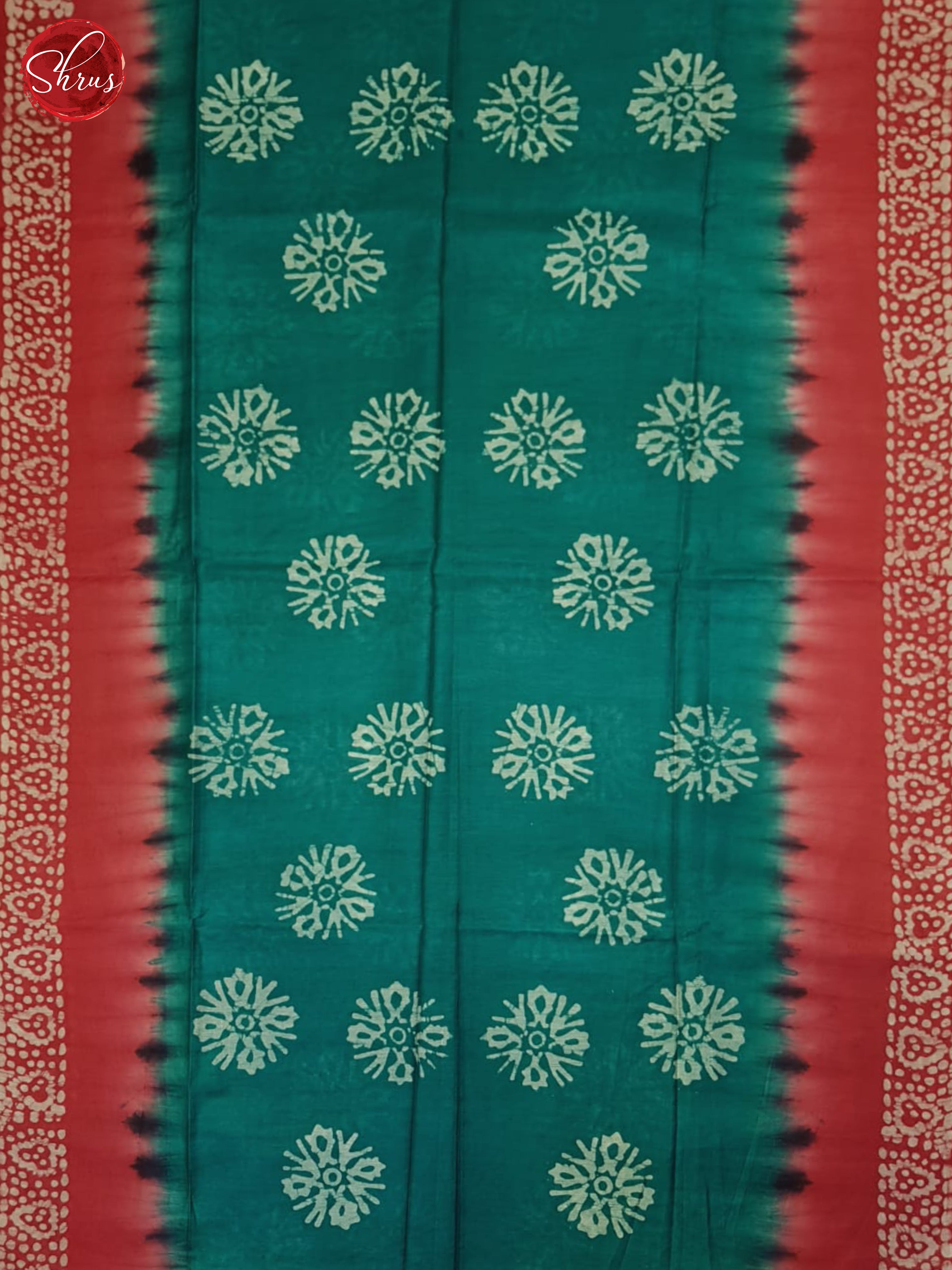 Green & Pink - Bhatik Saree - Shop on ShrusEternity.com