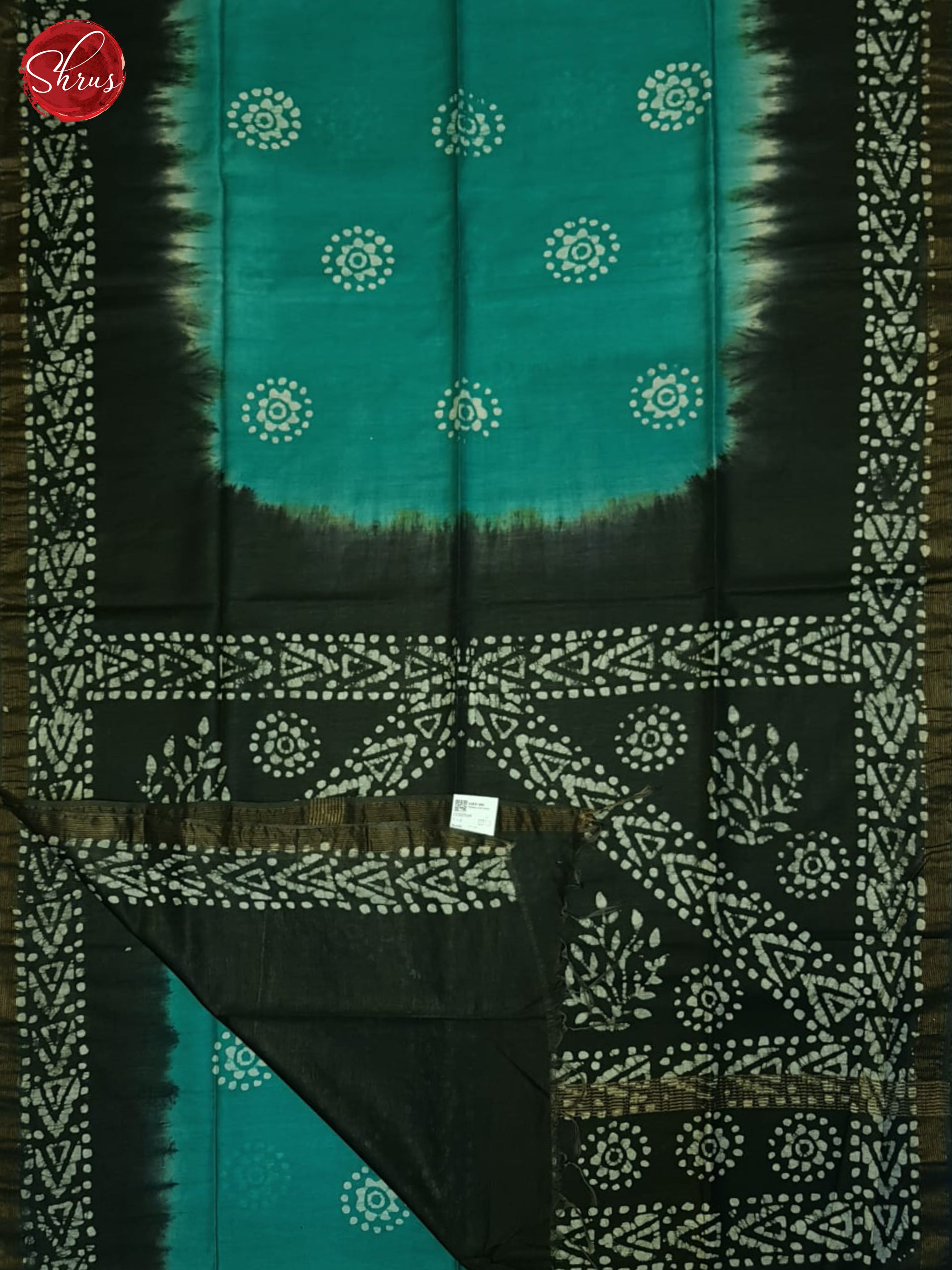 Green & Black - Bhatik Saree - Shop on ShrusEternity.com