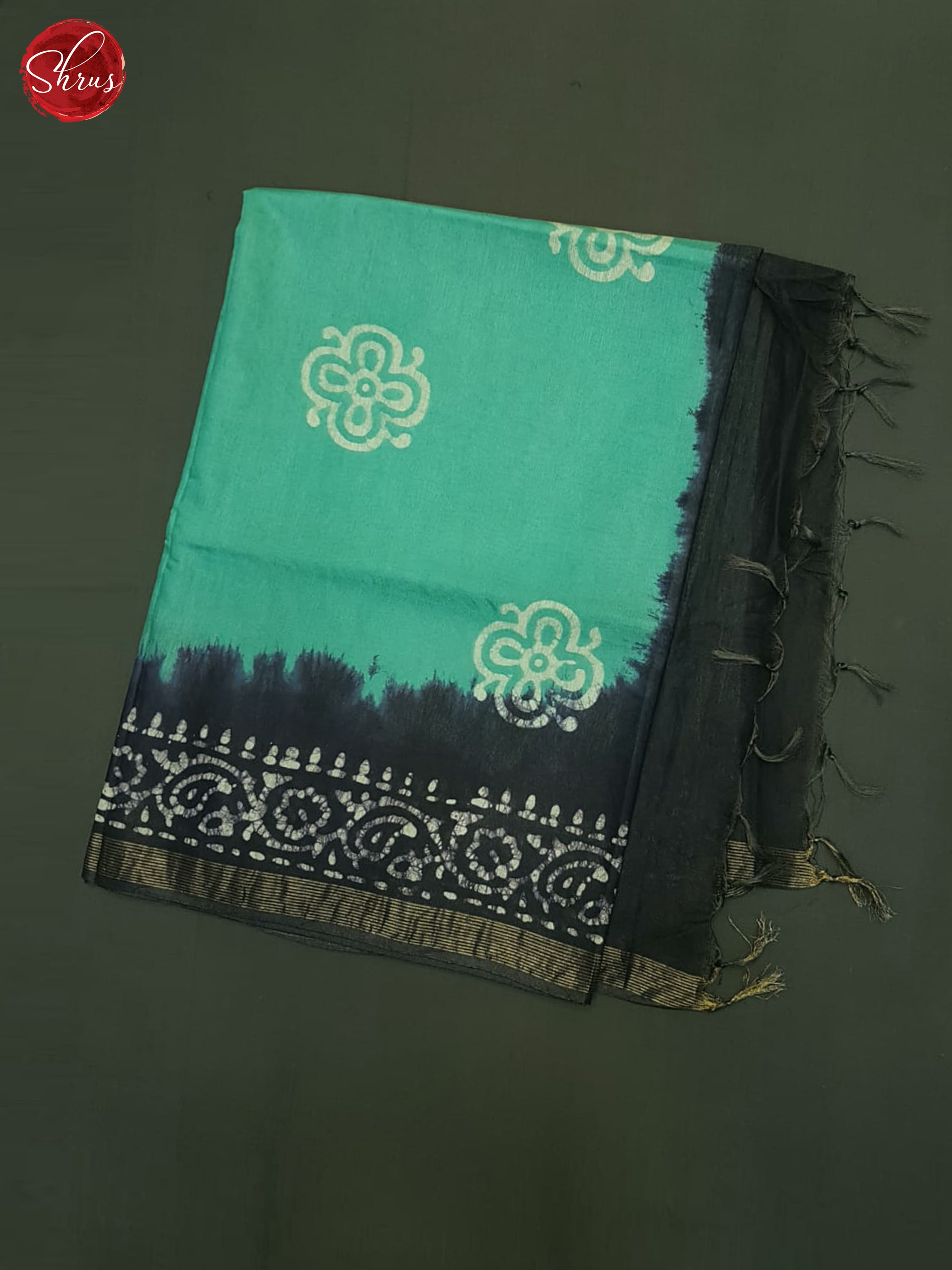 Green & Blue- Bhatik Saree - Shop on ShrusEternity.com
