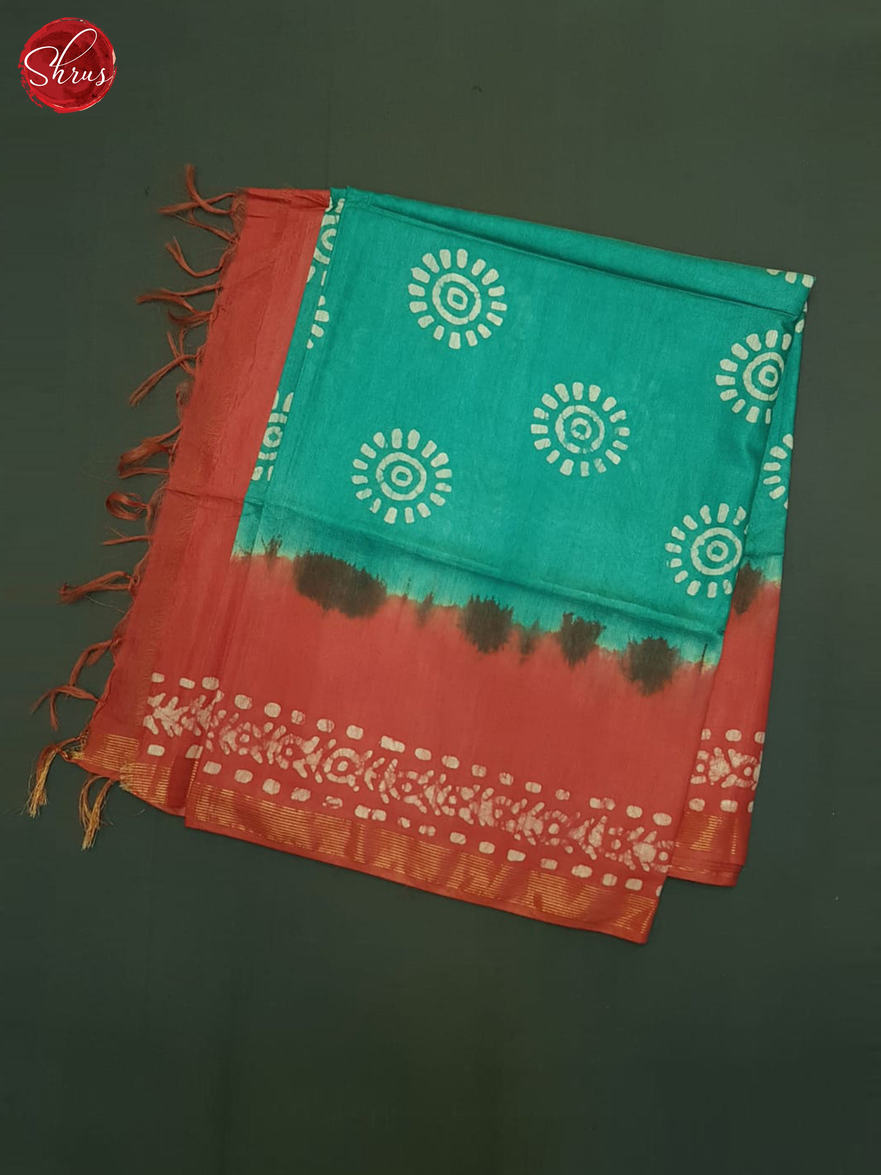 Green & Red- Bhatik Saree - Shop on ShrusEternity.com