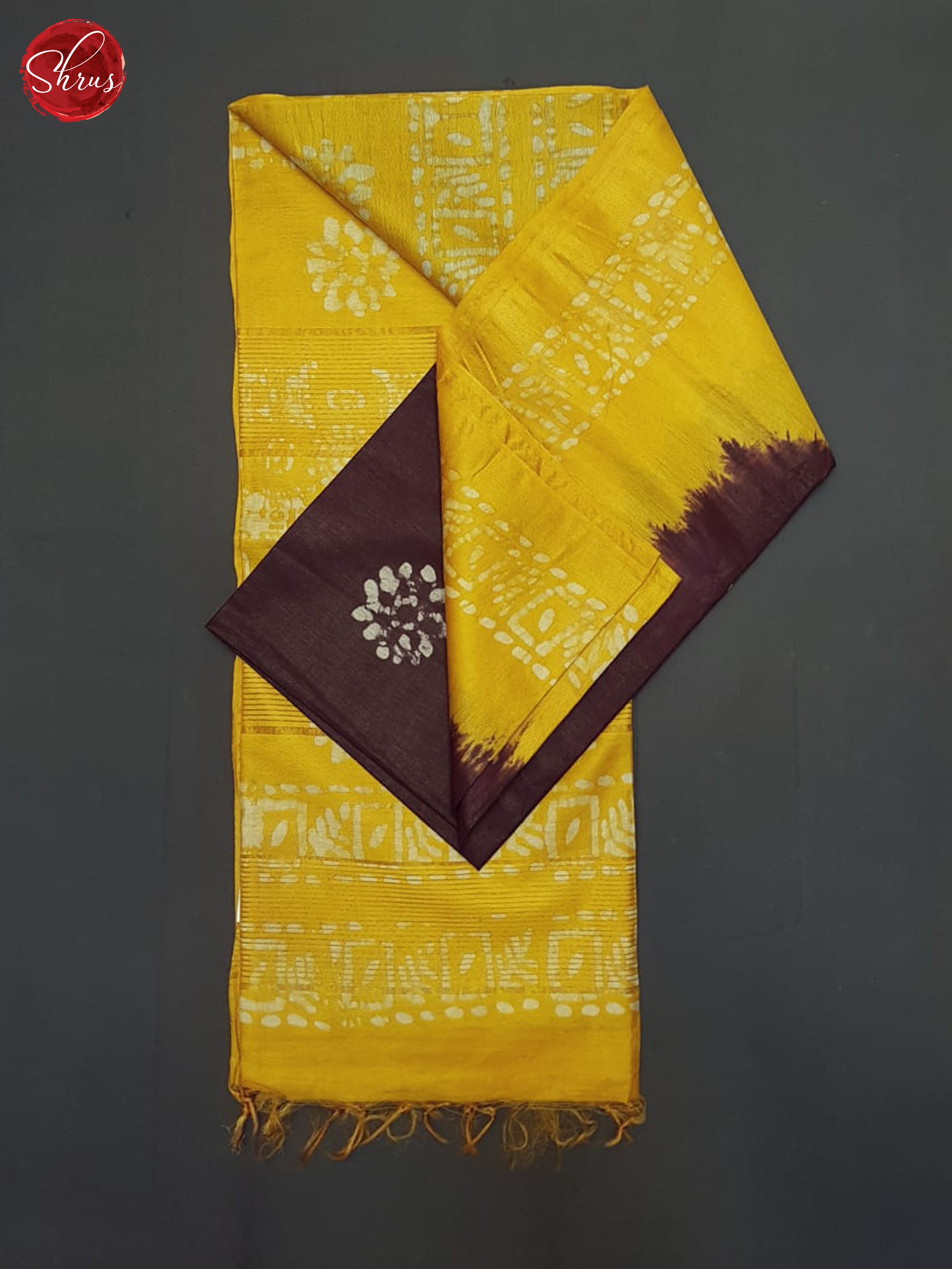 Brown And Mustard- Bhatik Saree - Shop on ShrusEternity.com