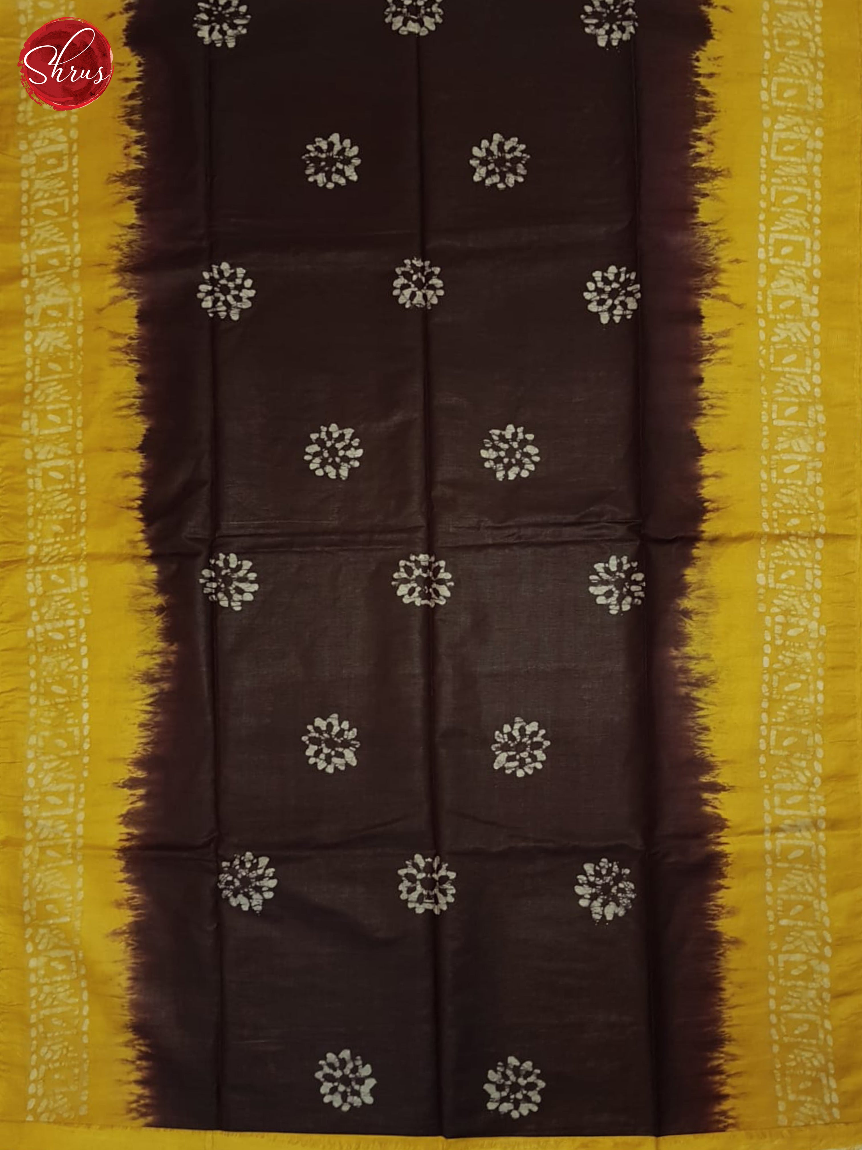 Brown And Mustard- Bhatik Saree - Shop on ShrusEternity.com