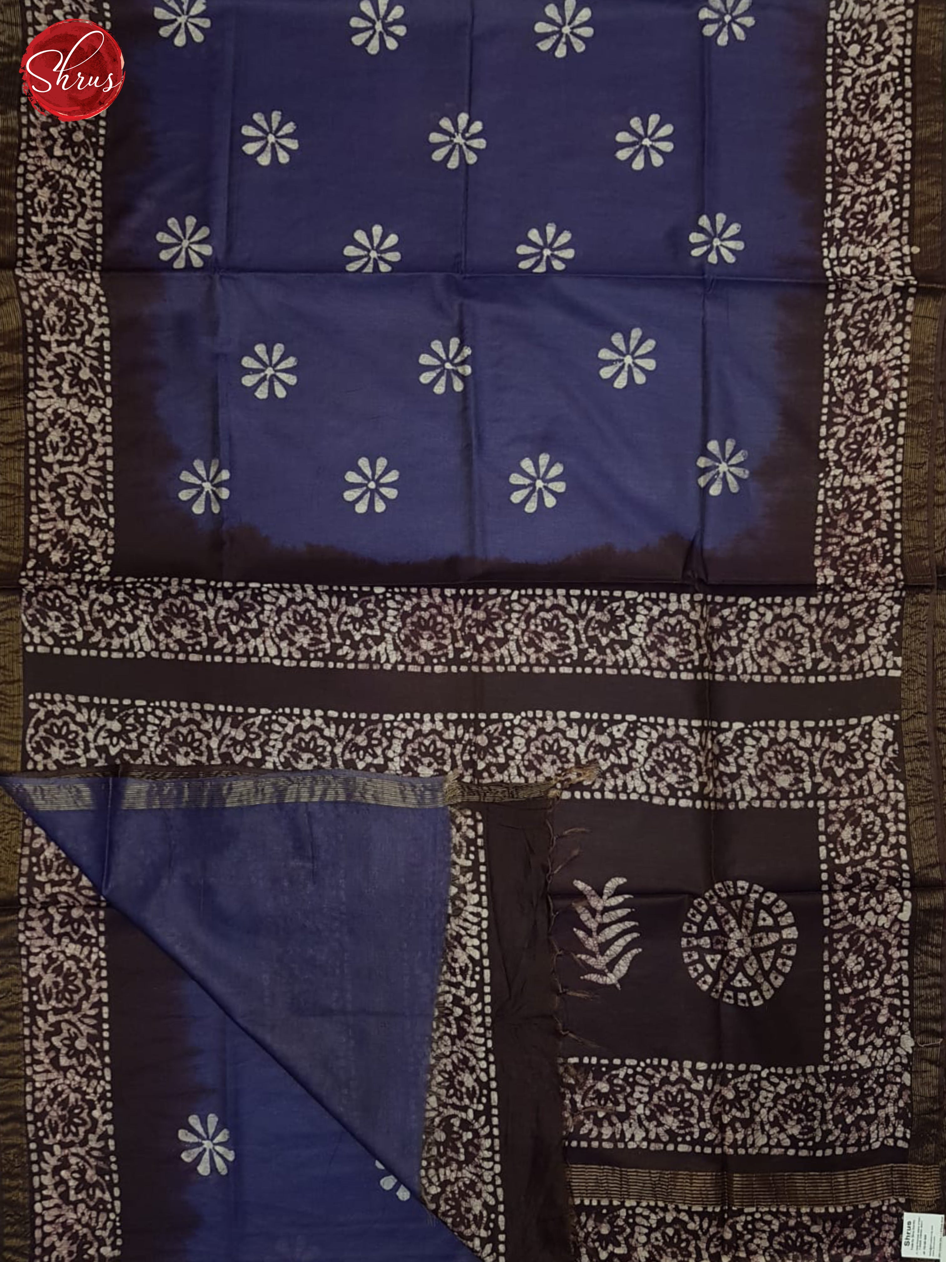 Lavender And Wine-Bhatik Saree - Shop on ShrusEternity.com