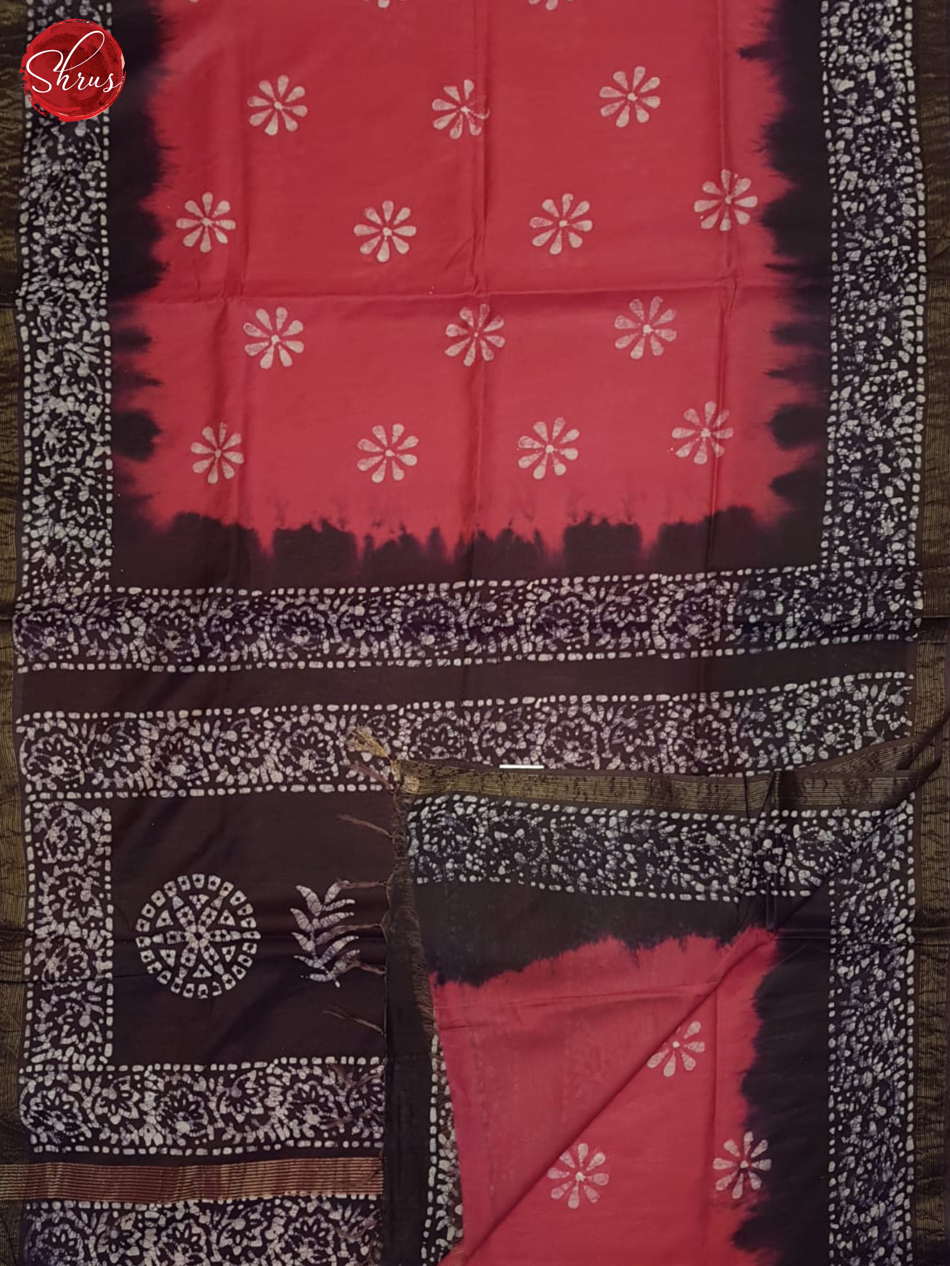 Pink And Wine- Bhatik Saree - Shop on ShrusEternity.com