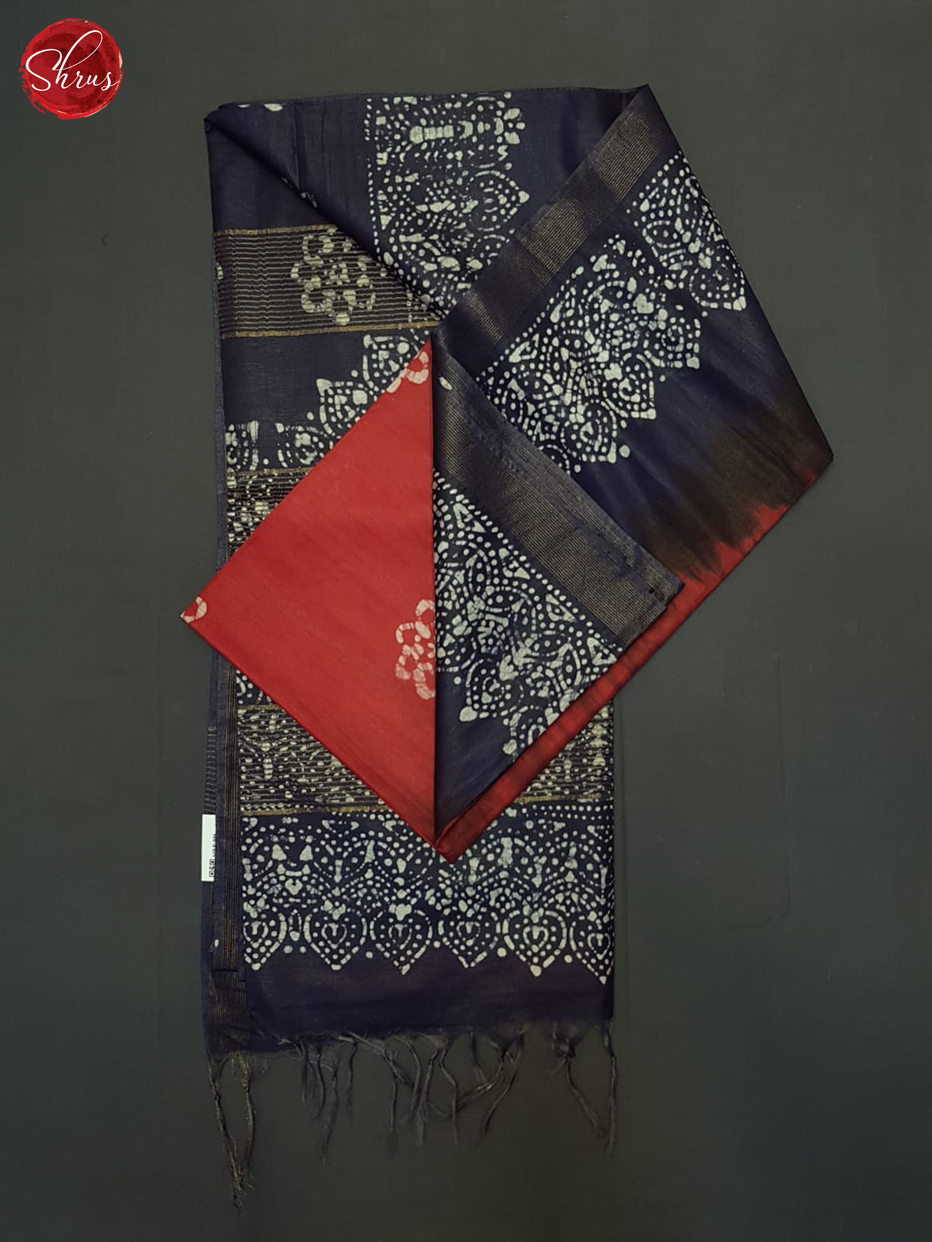 Red And Blue- Bhatik Saree - Shop on ShrusEternity.com