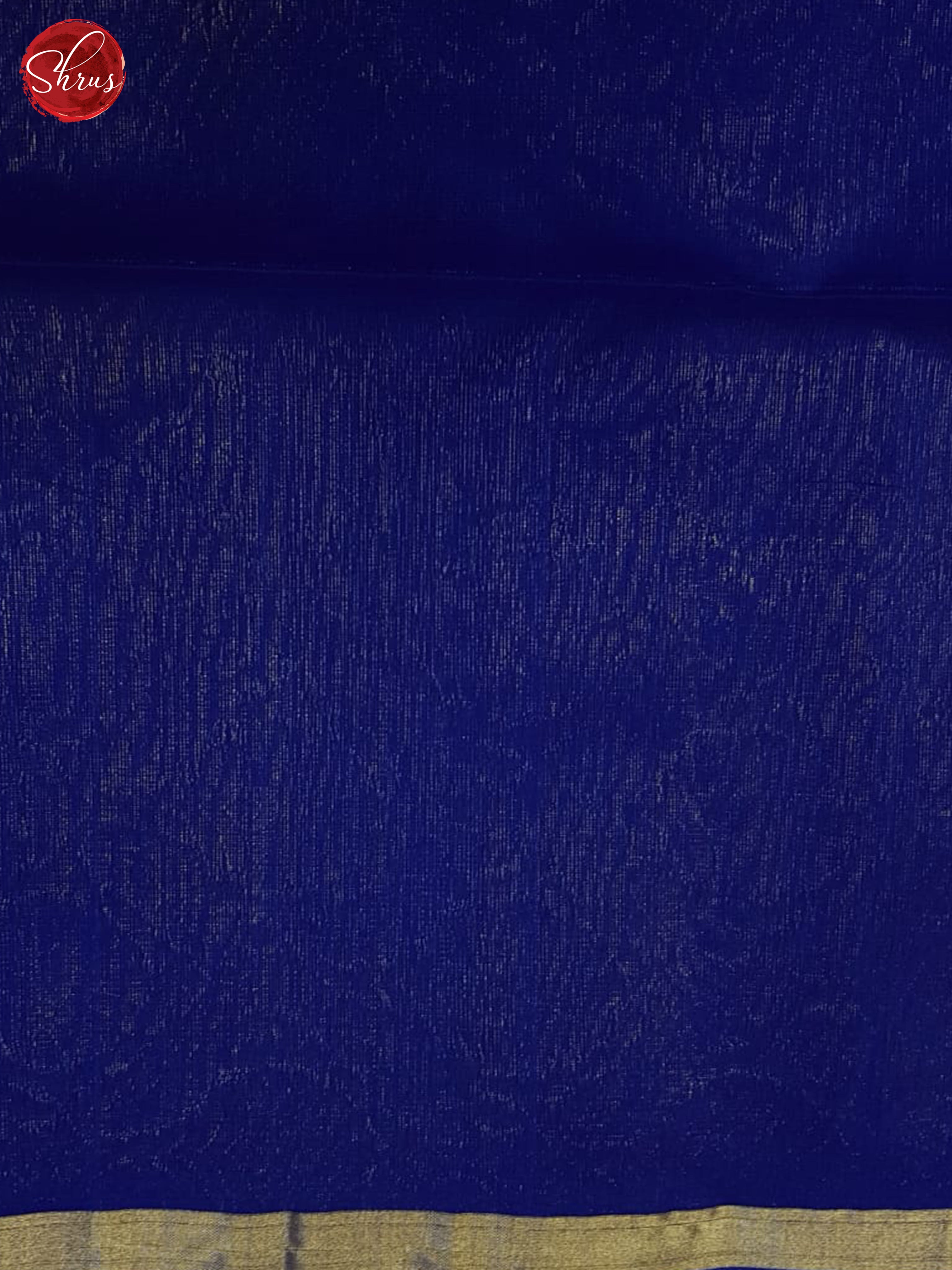 Maroon & Blue - Silk cotton Saree - Shop on ShrusEternity.com