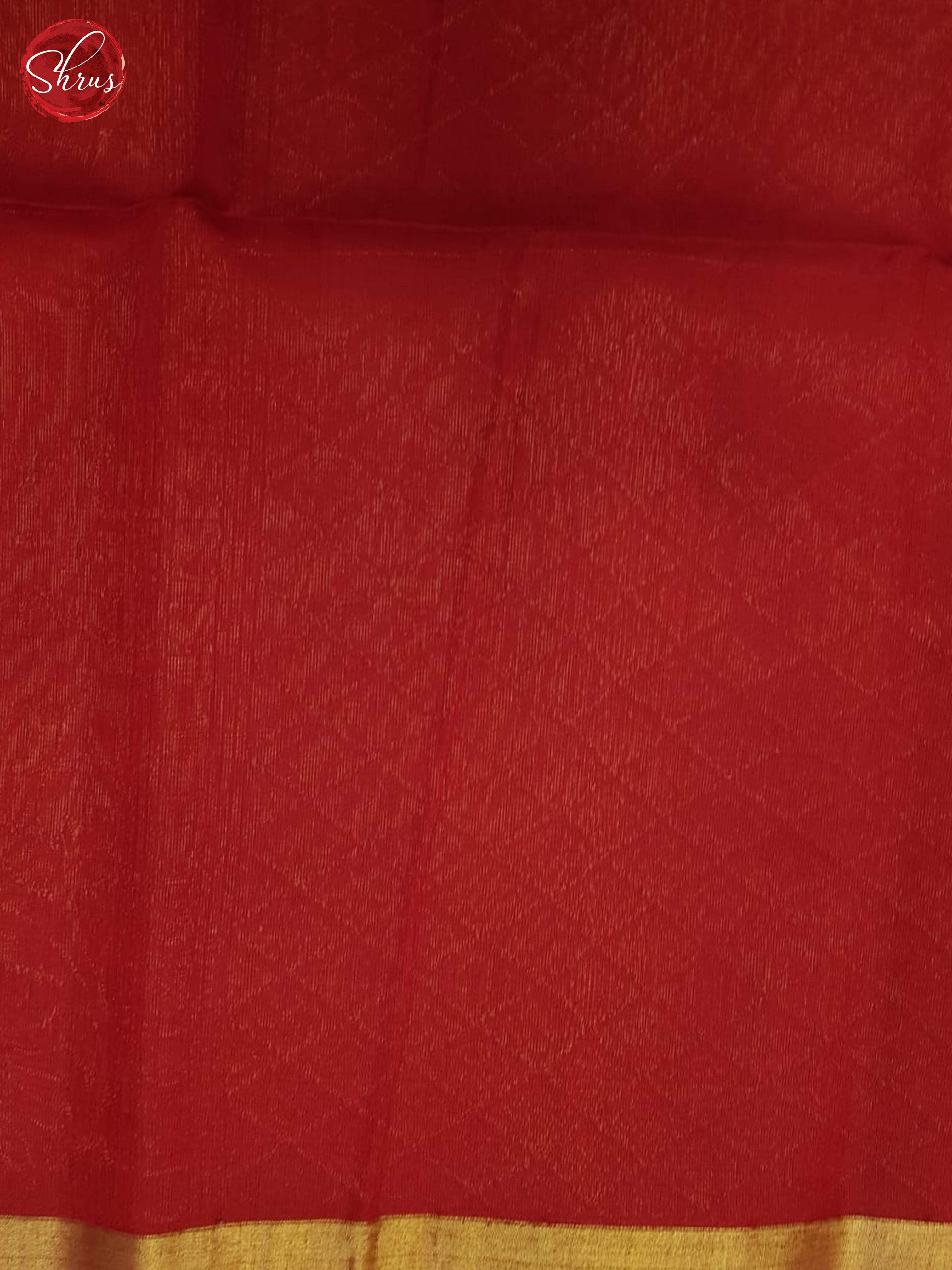 Blue & Red - Silk Cotton Saree - Shop on ShrusEternity.com