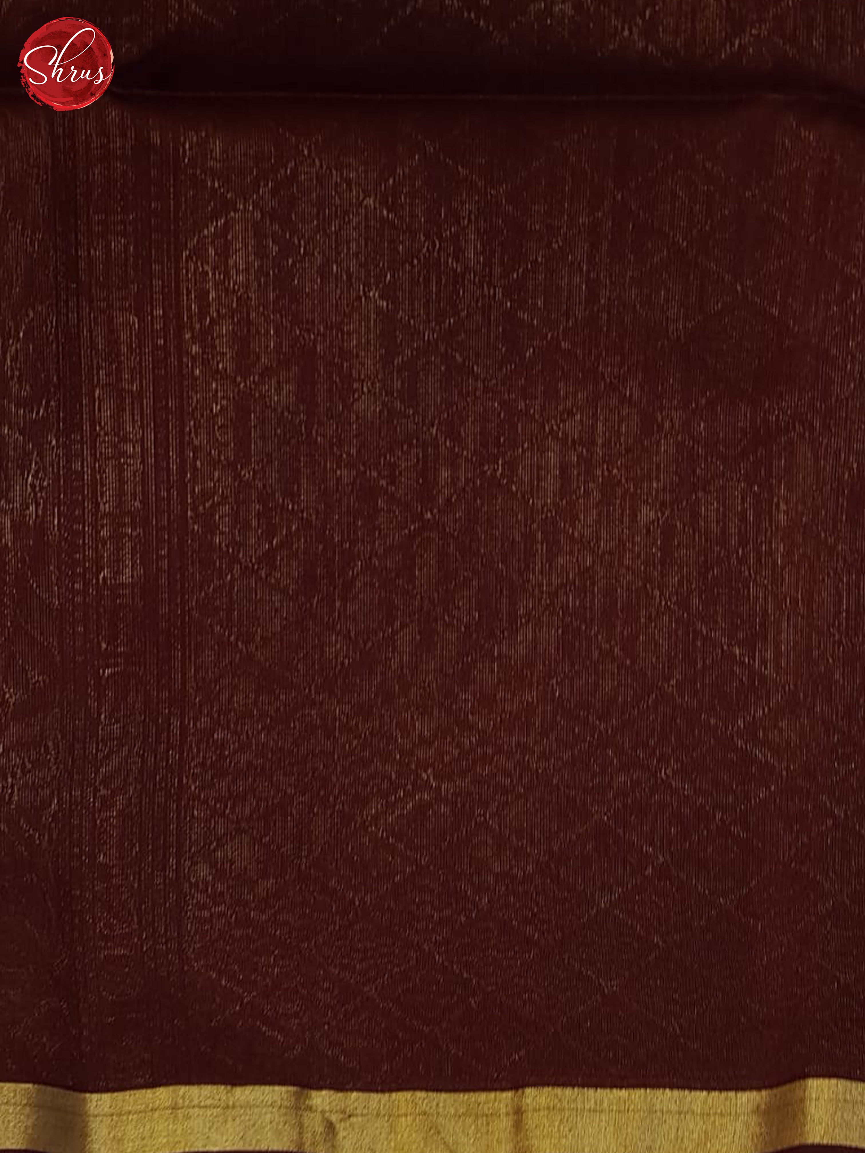 Blue & Arakku Maroon - Silk Cotton Saree - Shop on ShrusEternity.com