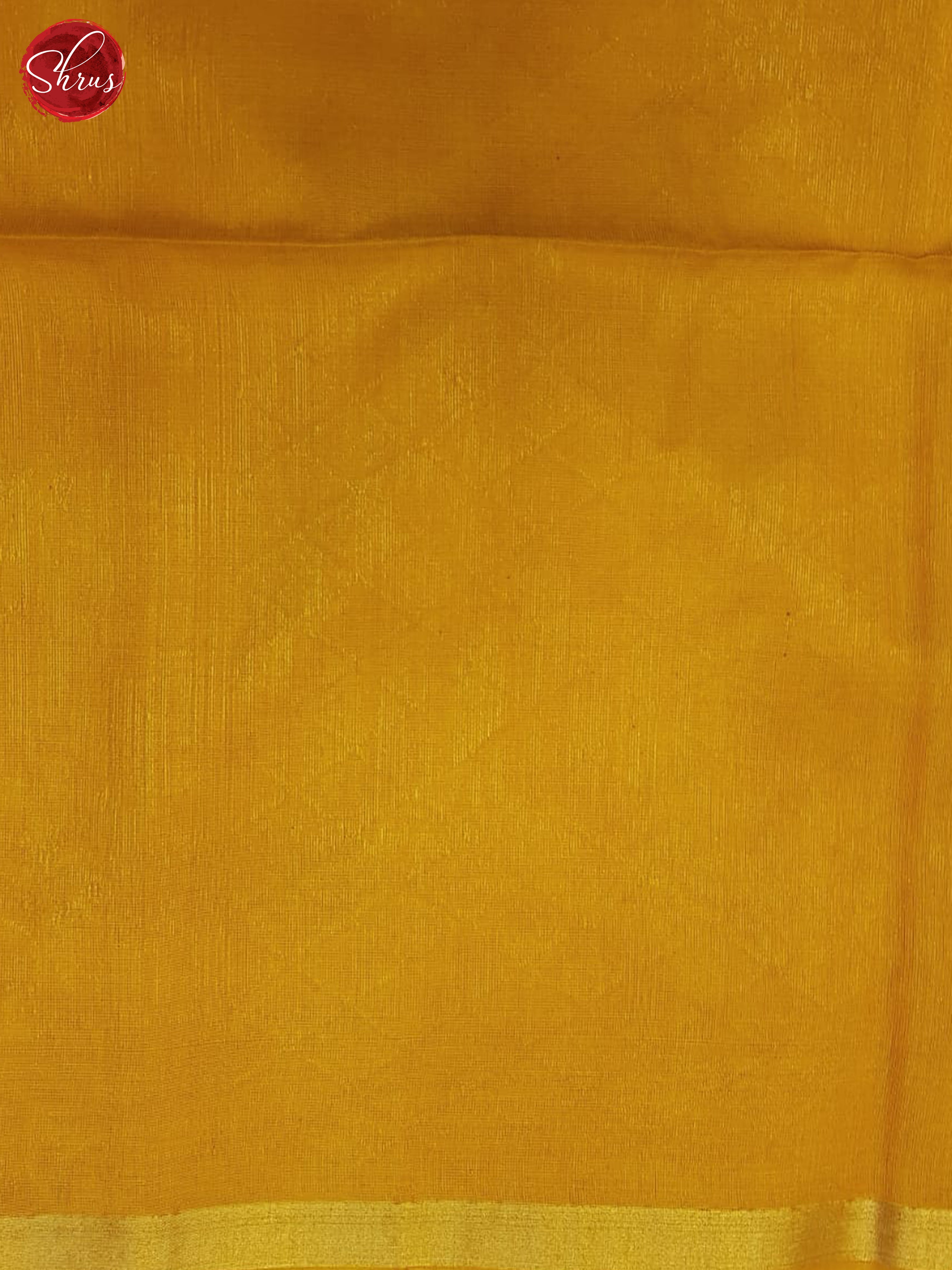 Blue & Mambala Yellow - Silk Cotton Saree - Shop on ShrusEternity.com