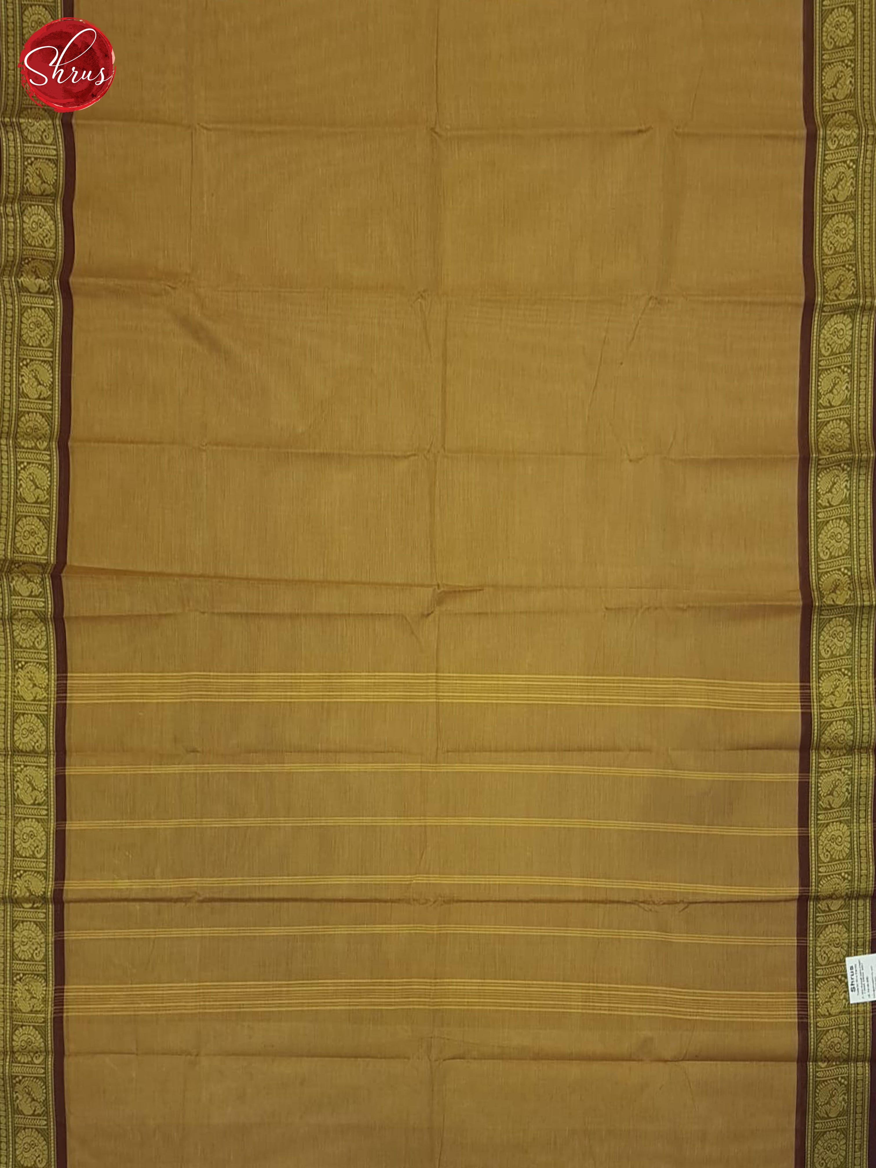 Brown & Dark Brown- Chettinad Cotton Saree - Shop on ShrusEternity.com