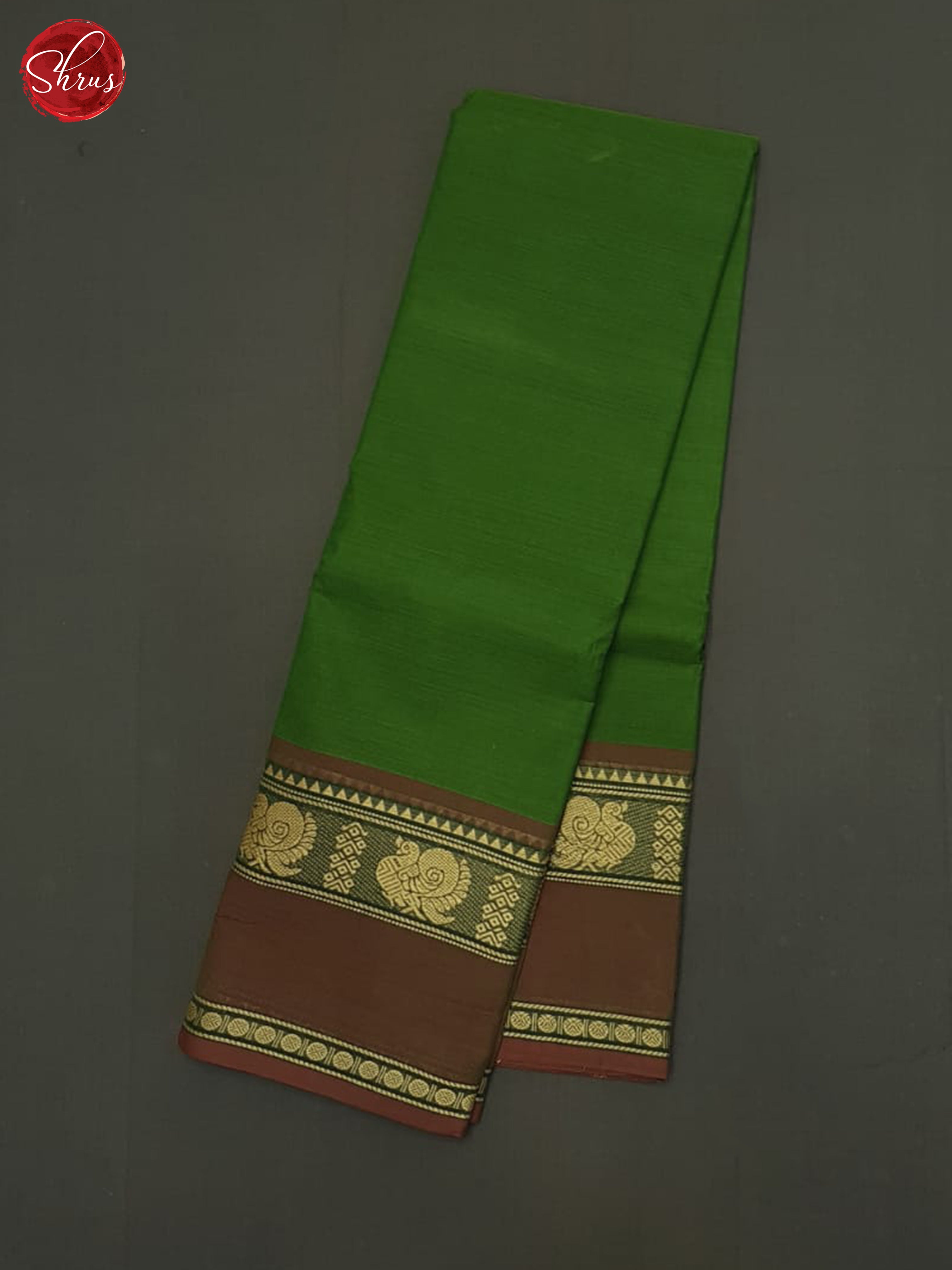 Green & Brown - Chettinad Cotton Saree - Shop on ShrusEternity.com