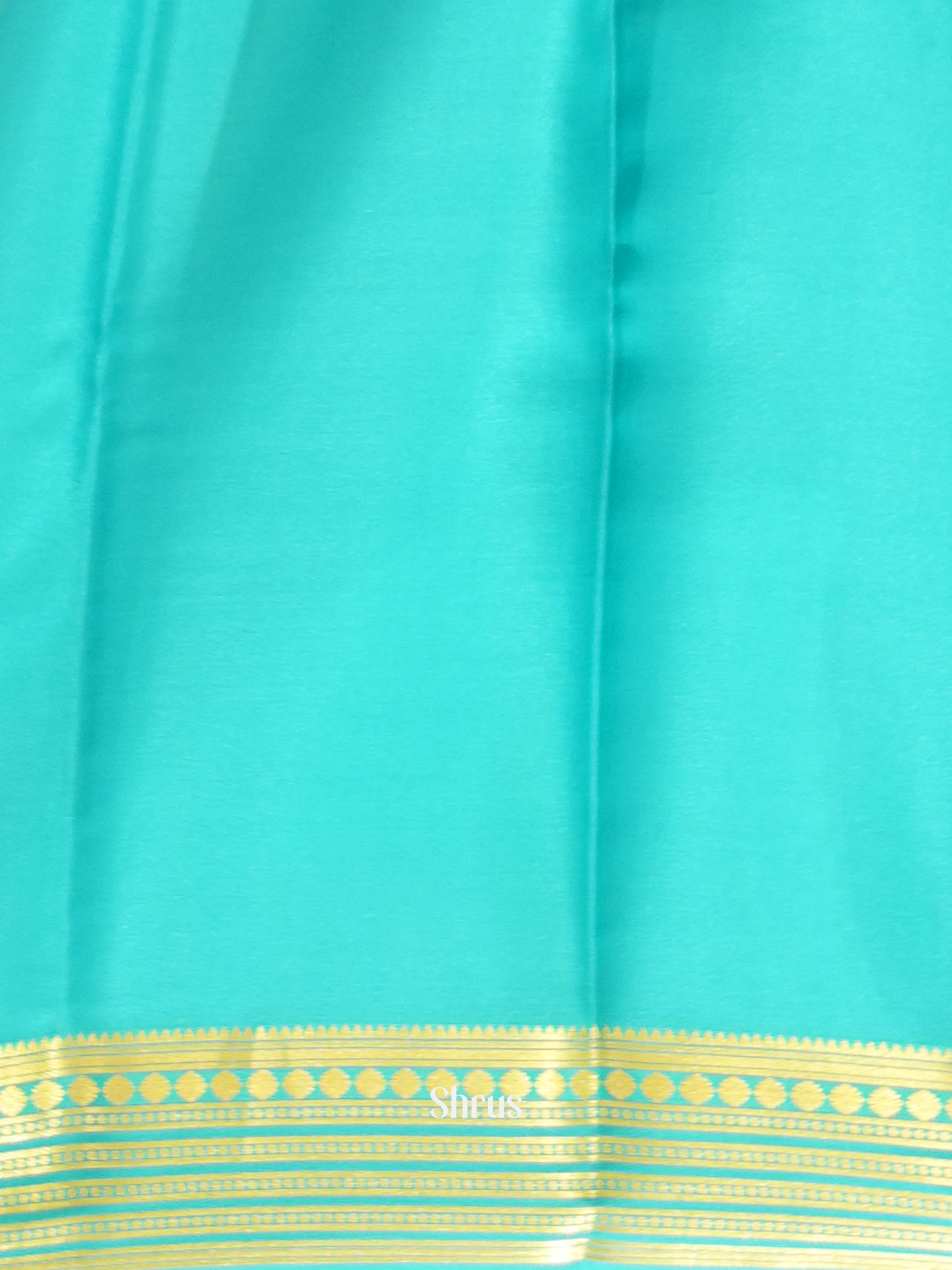 Lavender and green - Mysore Silk Saree - Shop on ShrusEternity.com